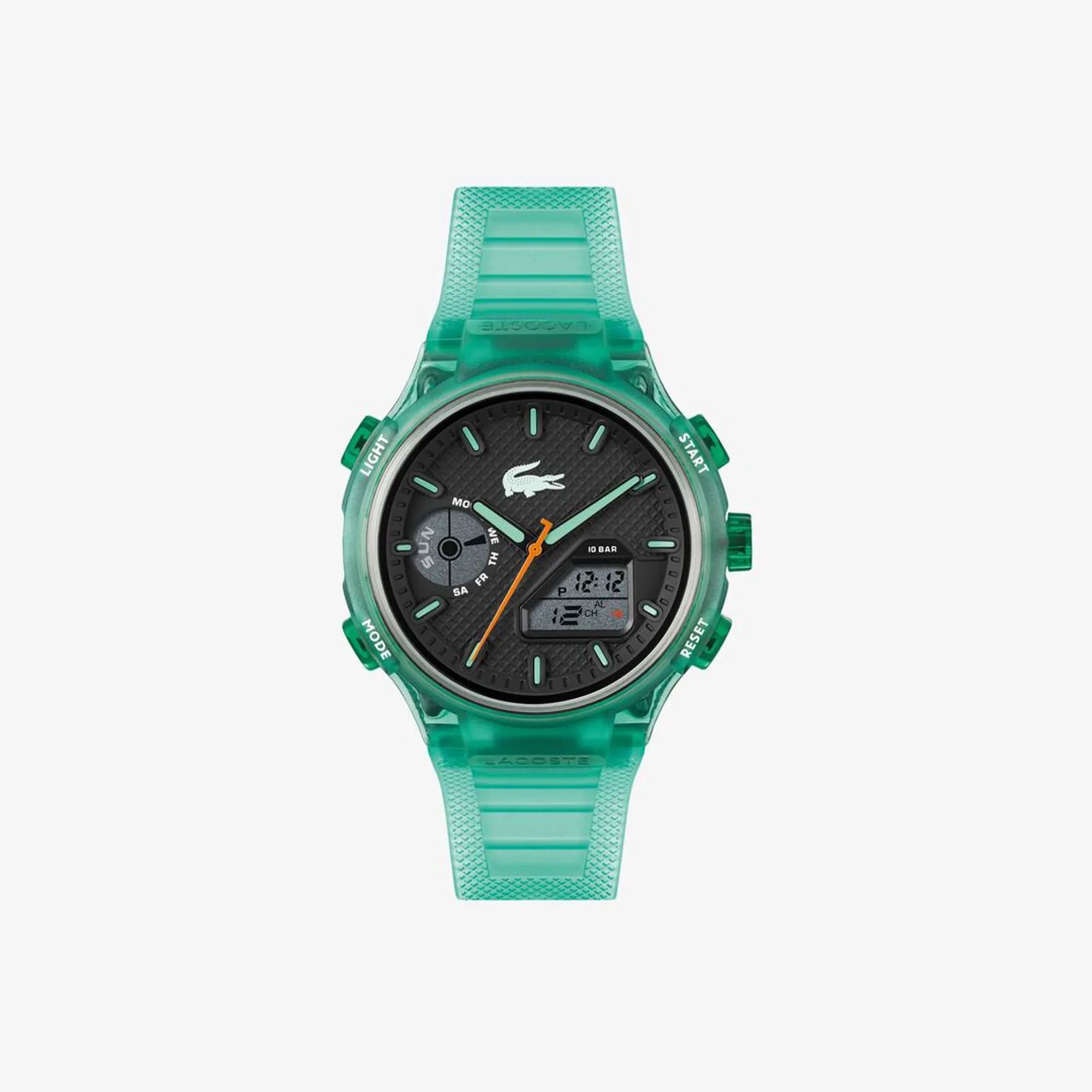 Lacoste LC33 Analog and Digital Silicone Watch - Colour