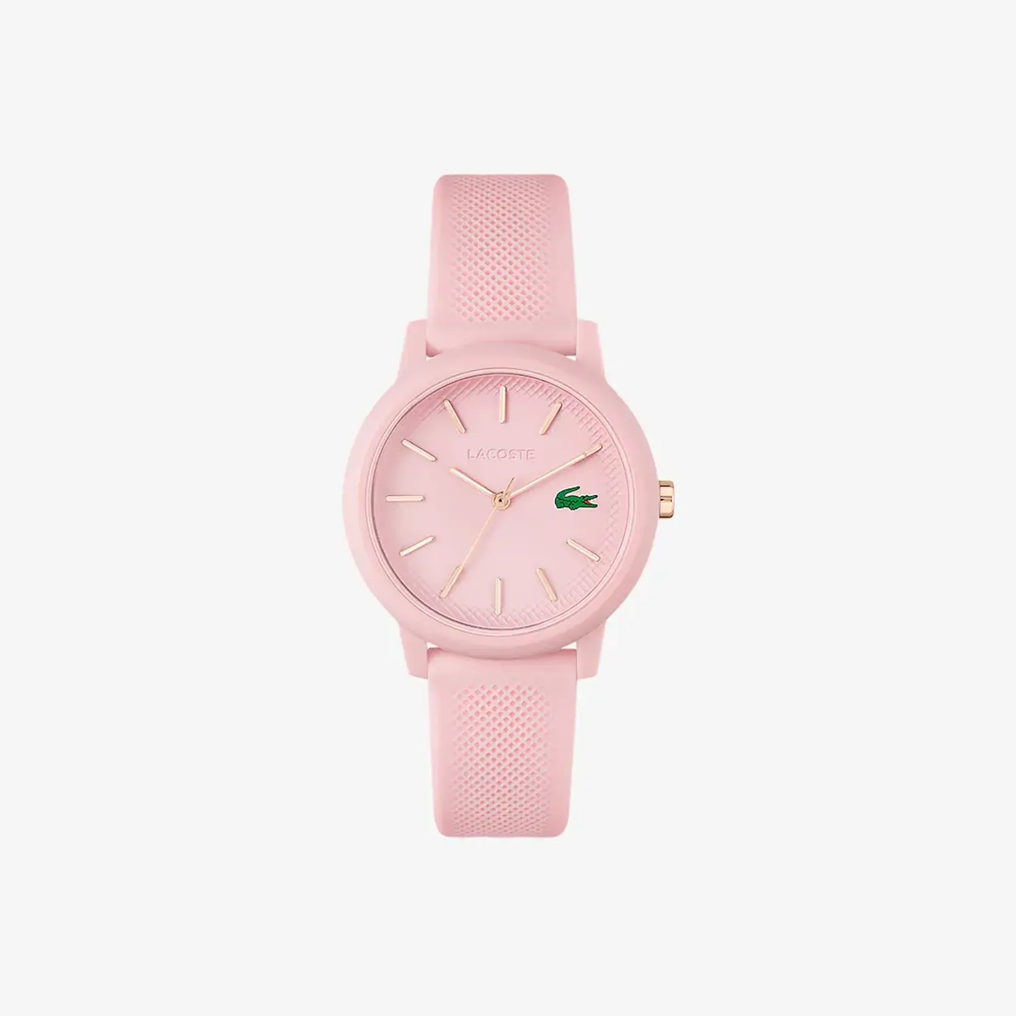 Women's Lacoste.12.12 Pink Silicone Strap Watch - Colour