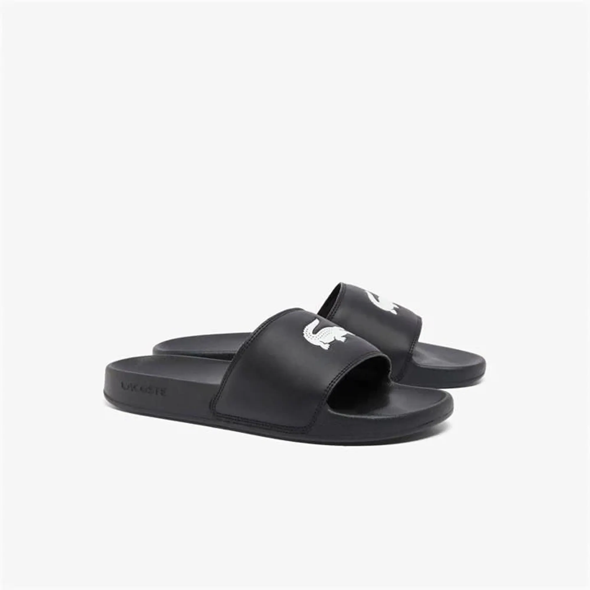 Lacoste Men's Serve Slide 0.0 - Black & White