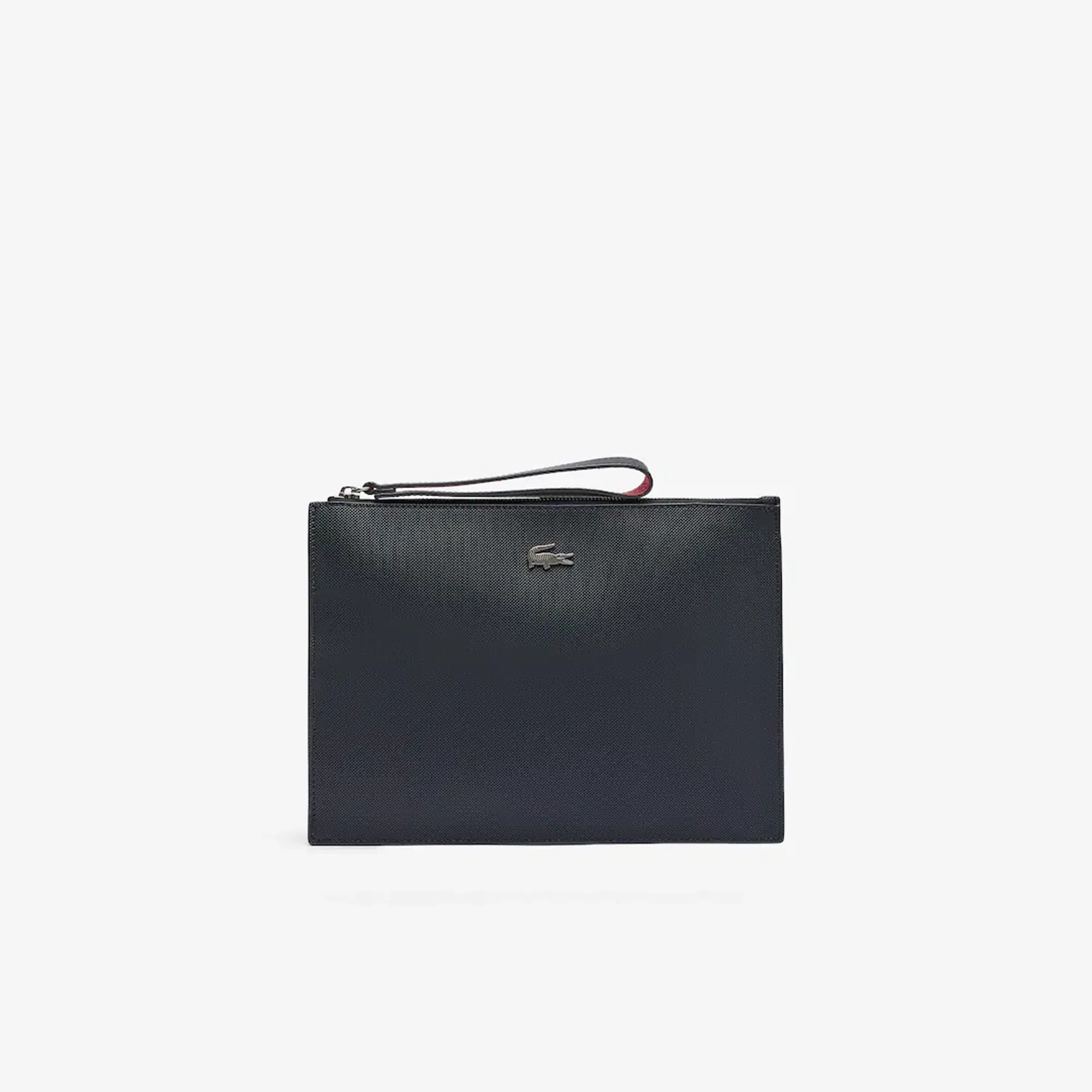 Lacoste Anna Coated Piqué Canvas Pouch - Abimes Petunia
