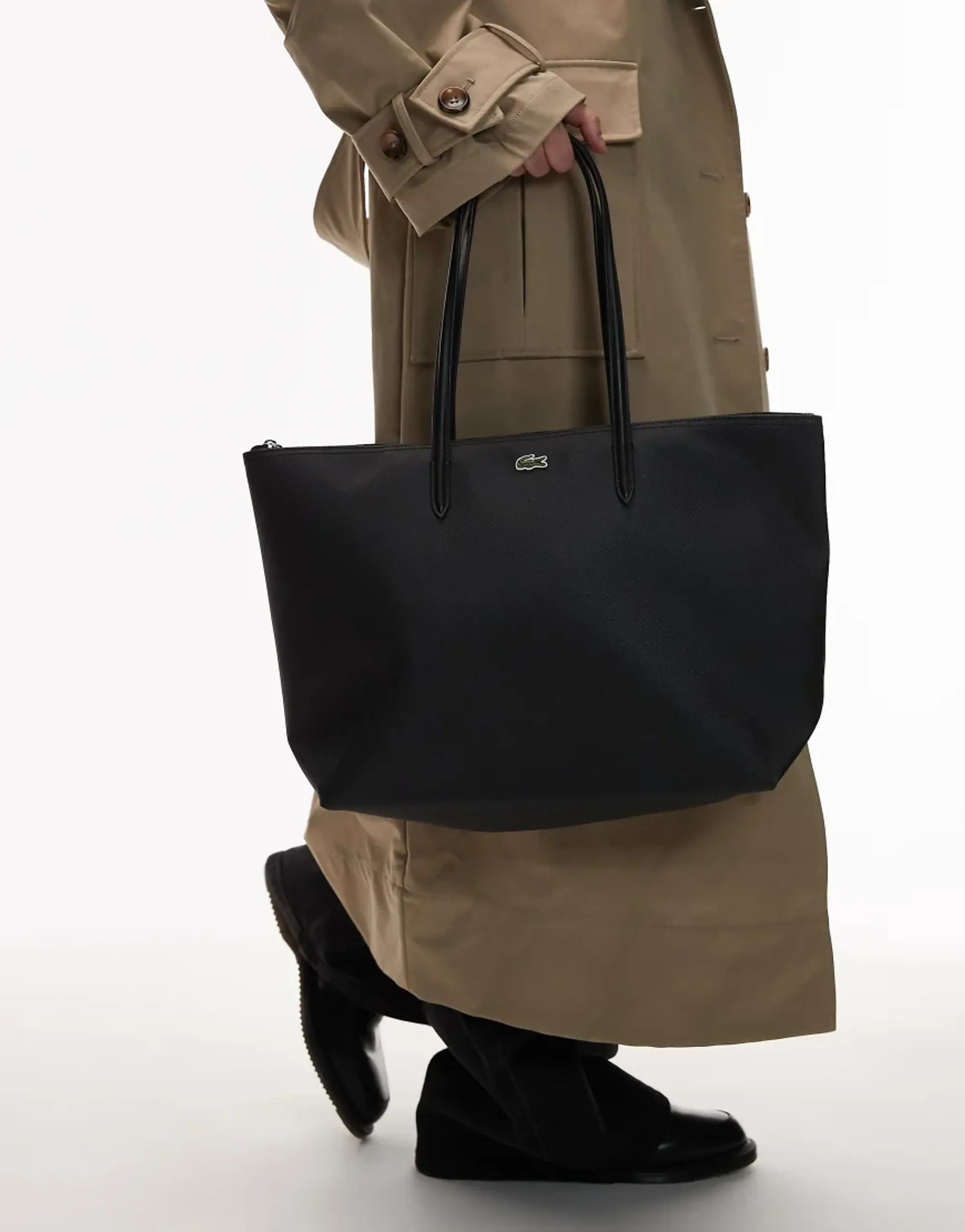 Lacoste Large L.12.12 Concept Tote - Black