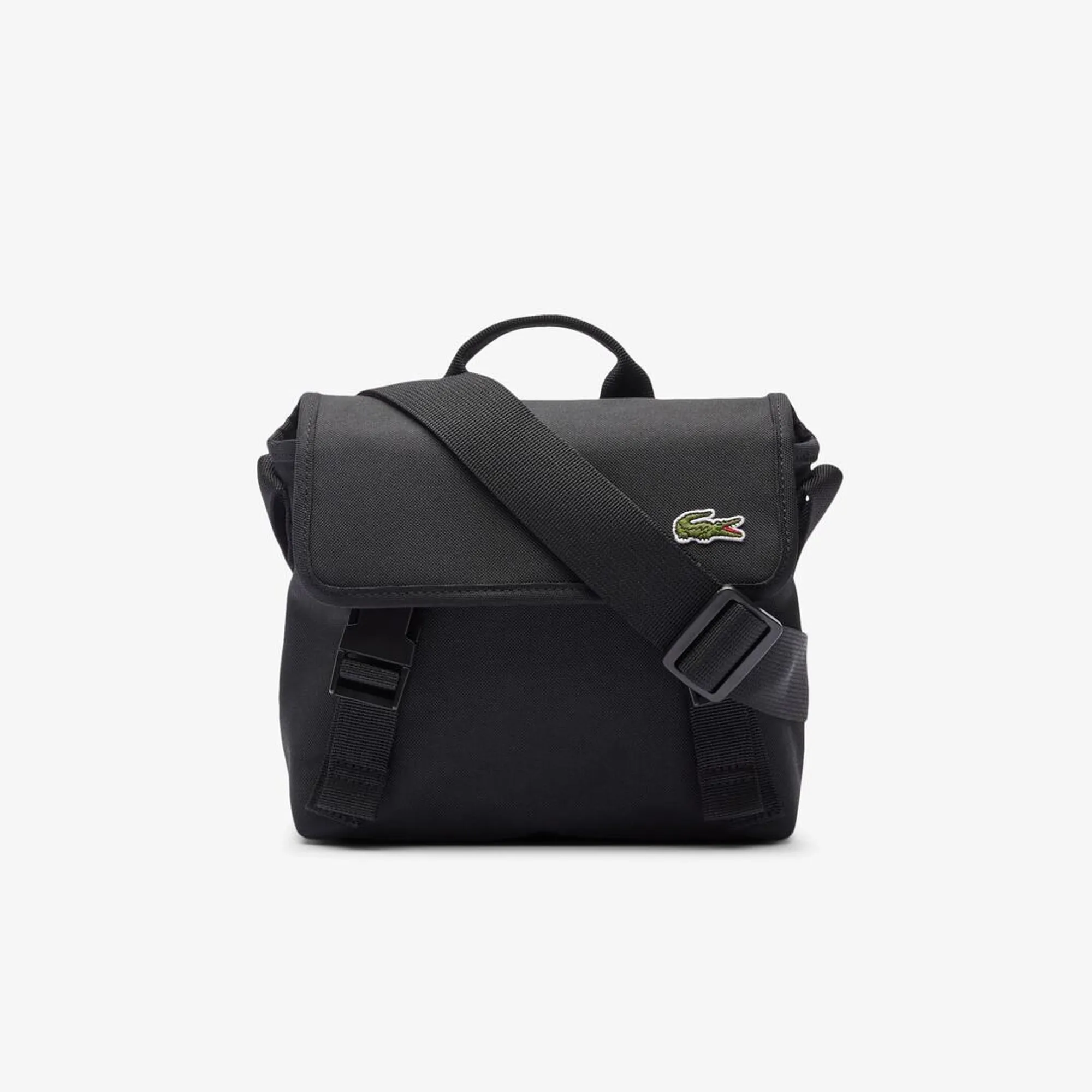 Lacoste Neocroc Messenger Bag - Black