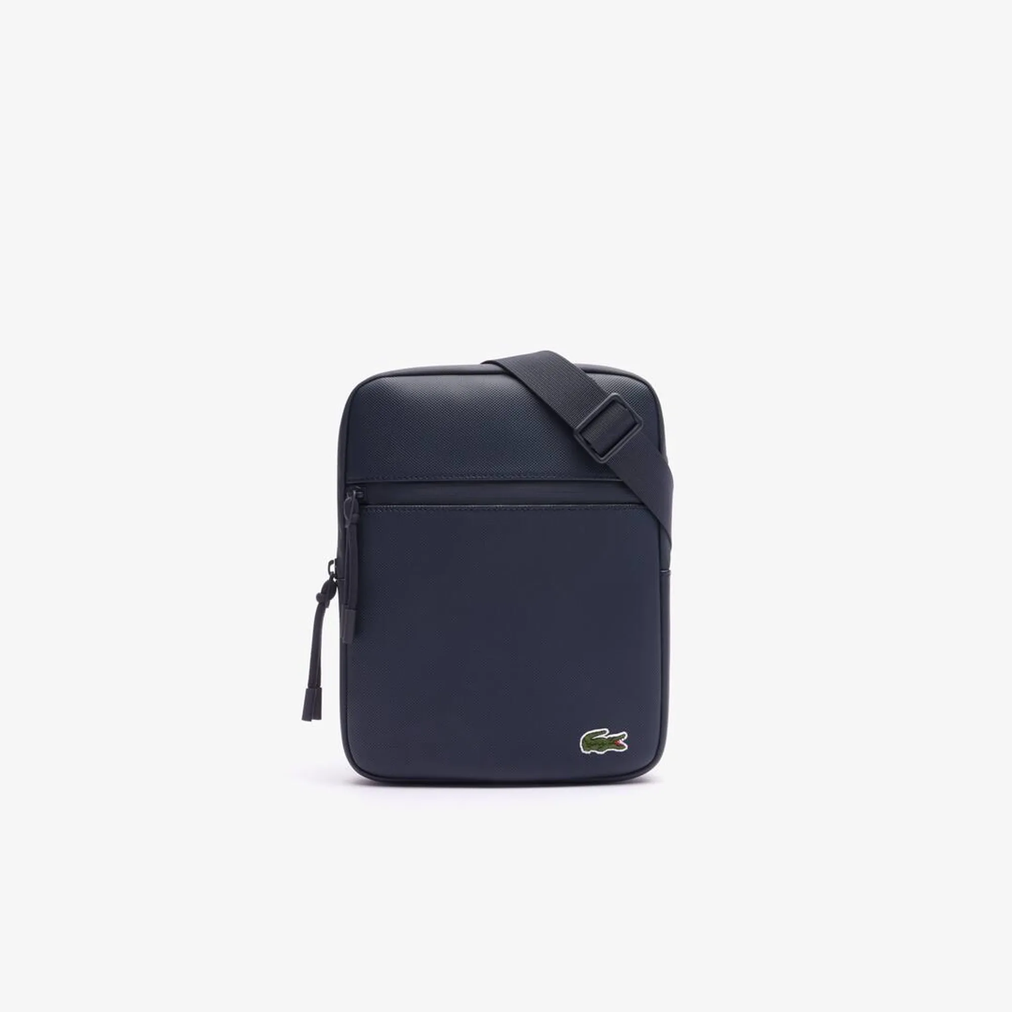 Lacoste Medium LCST Piqué Satchel - Eclipse