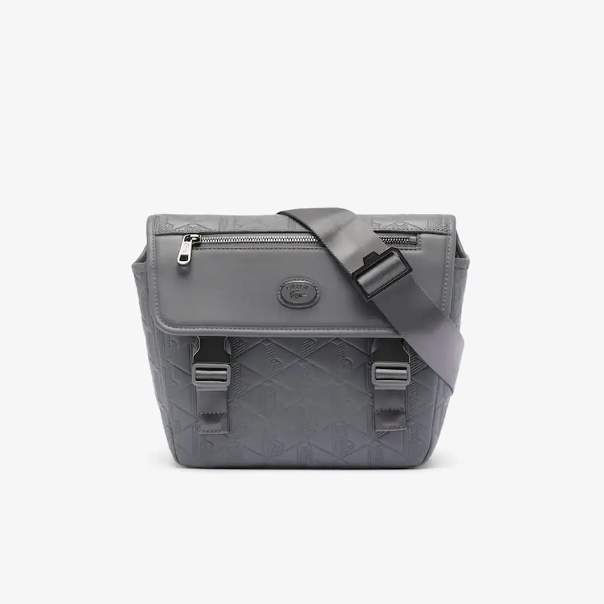 Lacoste Small Monogram Messenger Bag - Castlerock