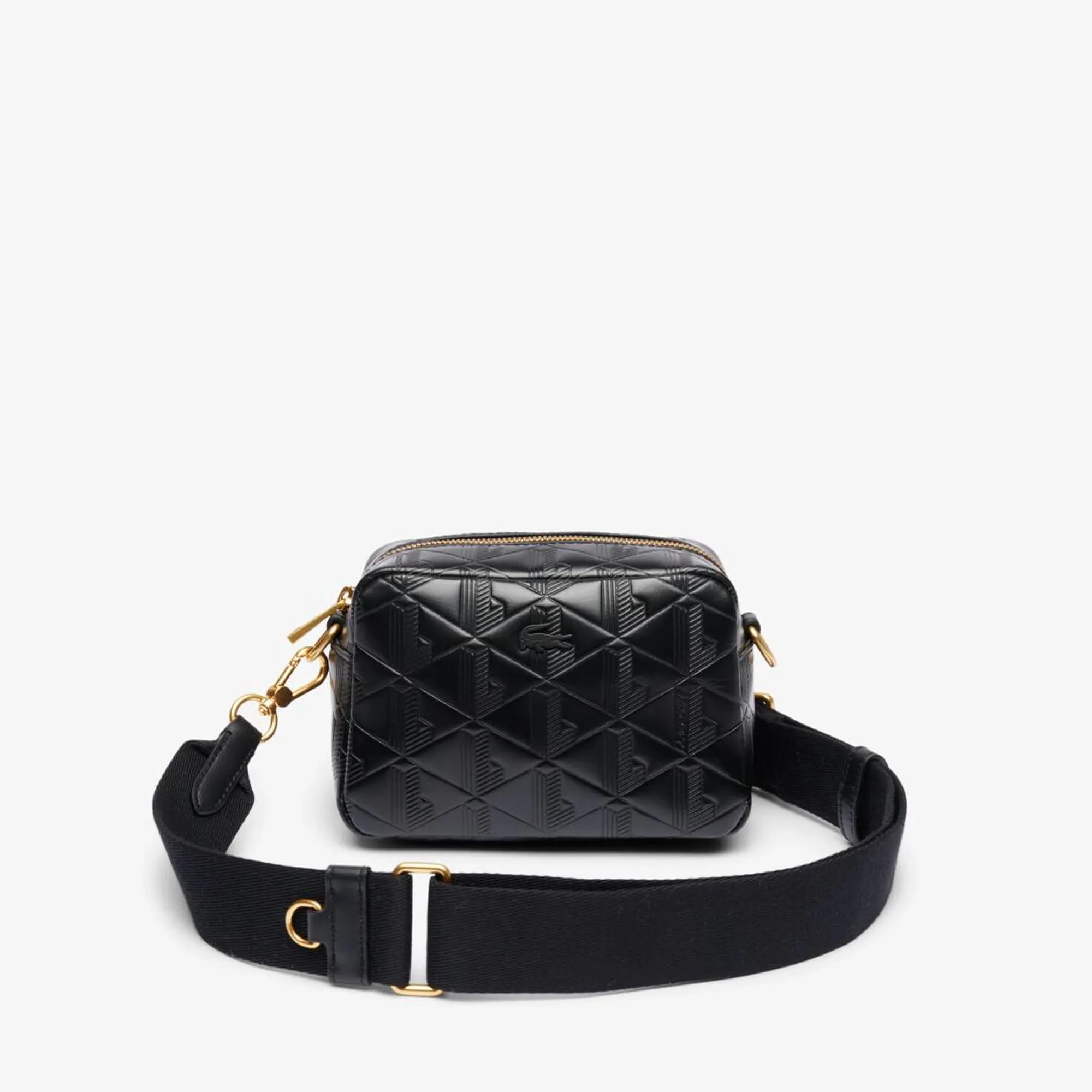 Lacoste Small Maheki Shoulder Bag - Black