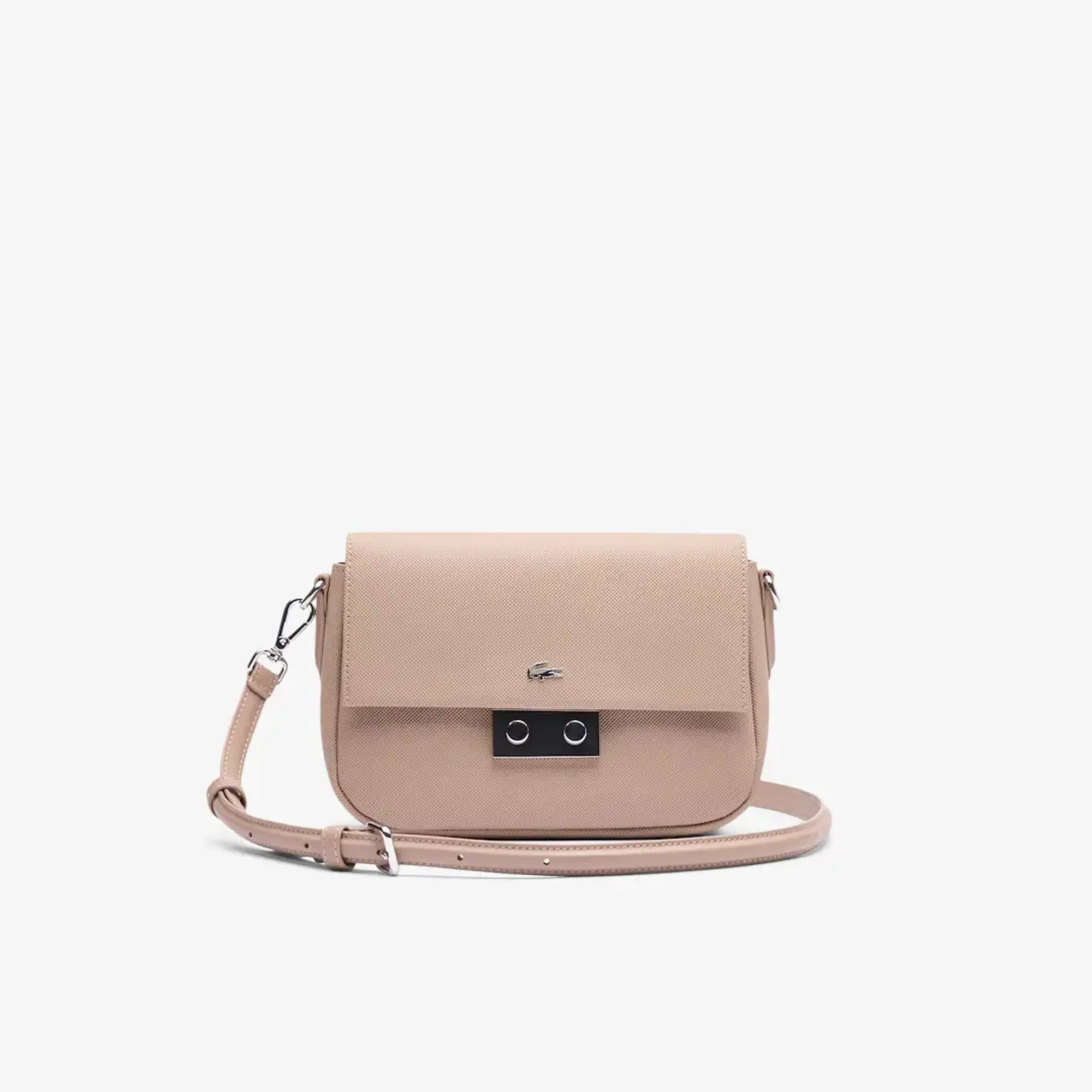 Lacoste Daily City Flap Close Messenger Bag - Taupe