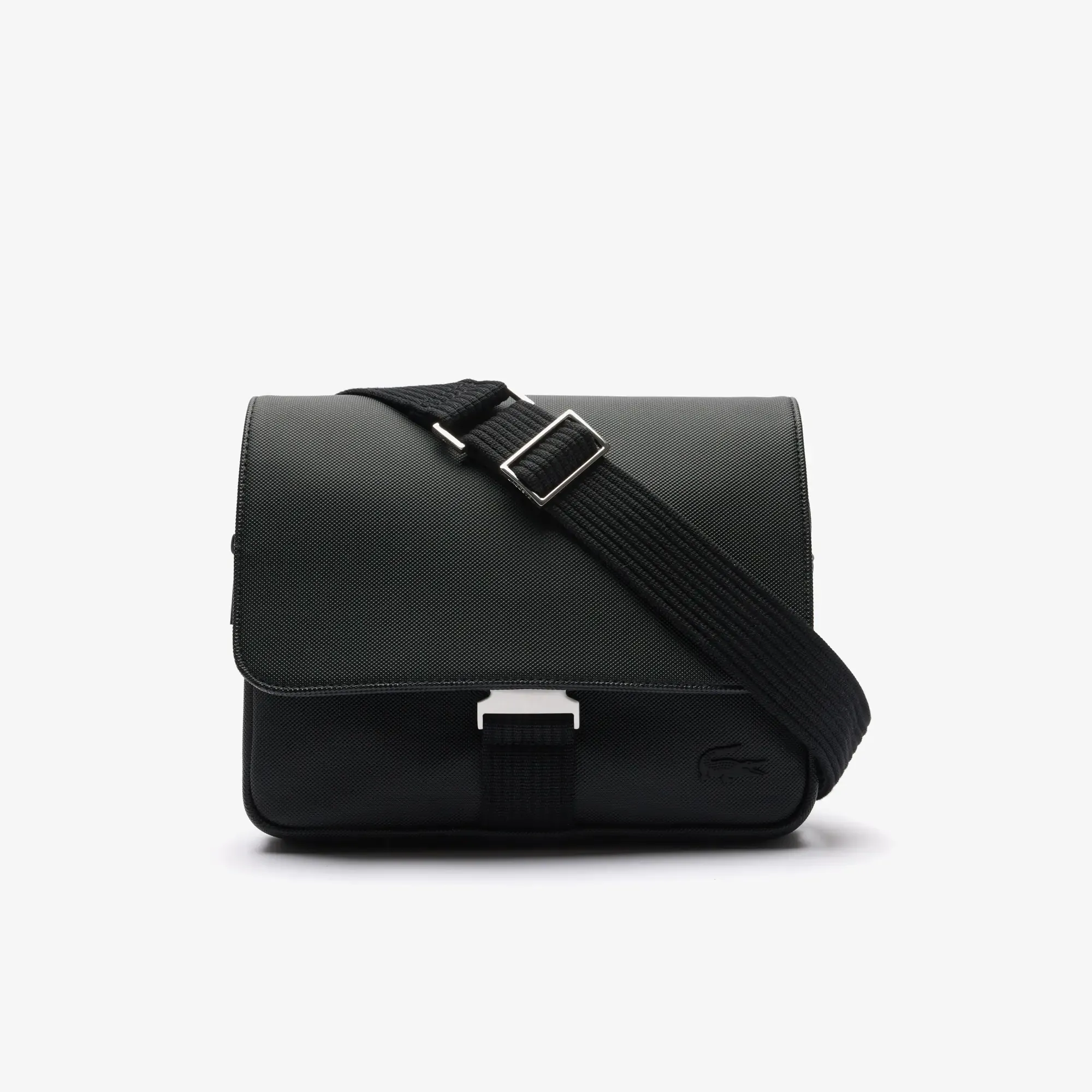 Lacoste Men's Classic Messenger Bag - Black