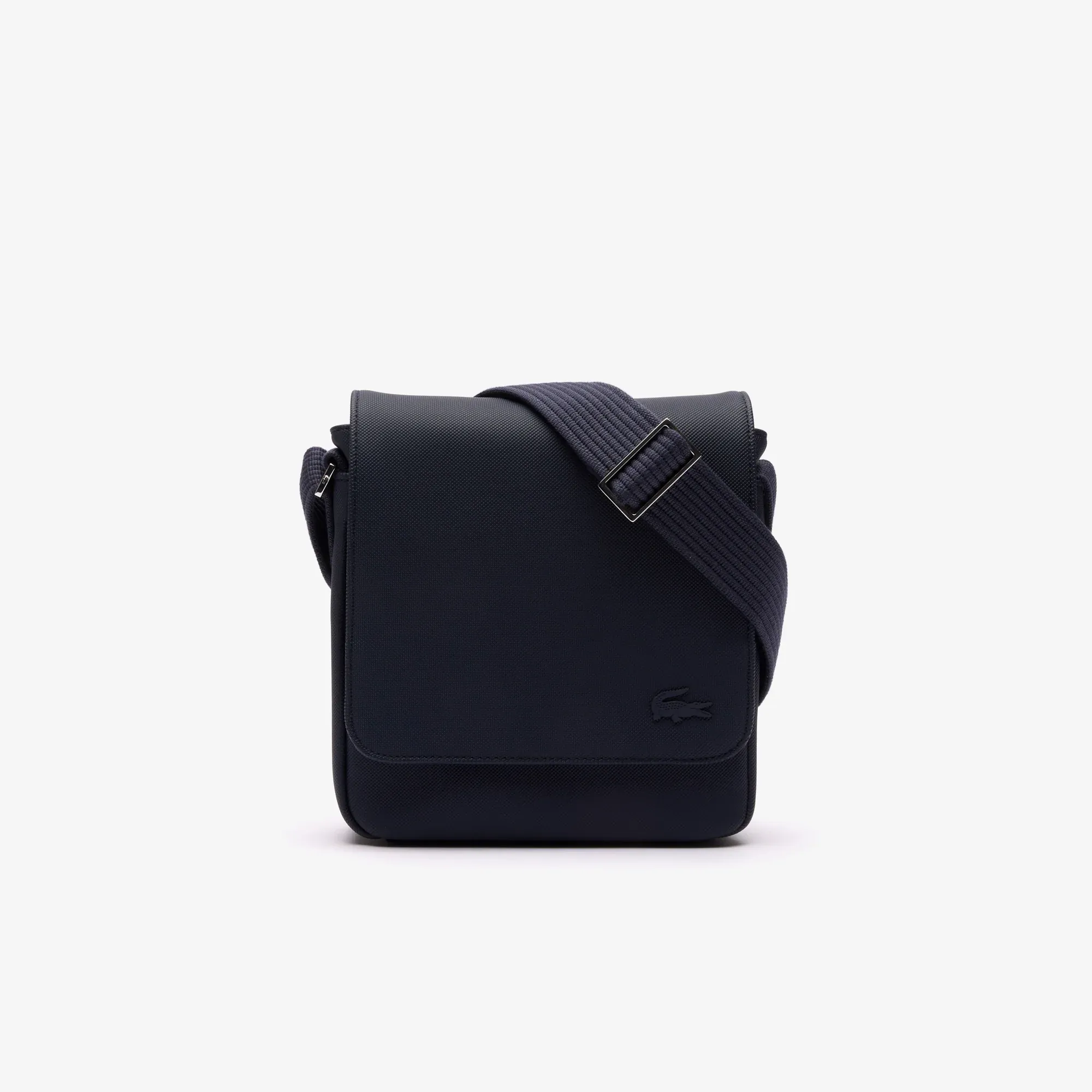 Lacoste Men's Classic Flap Close Shoulder Bag - Navy