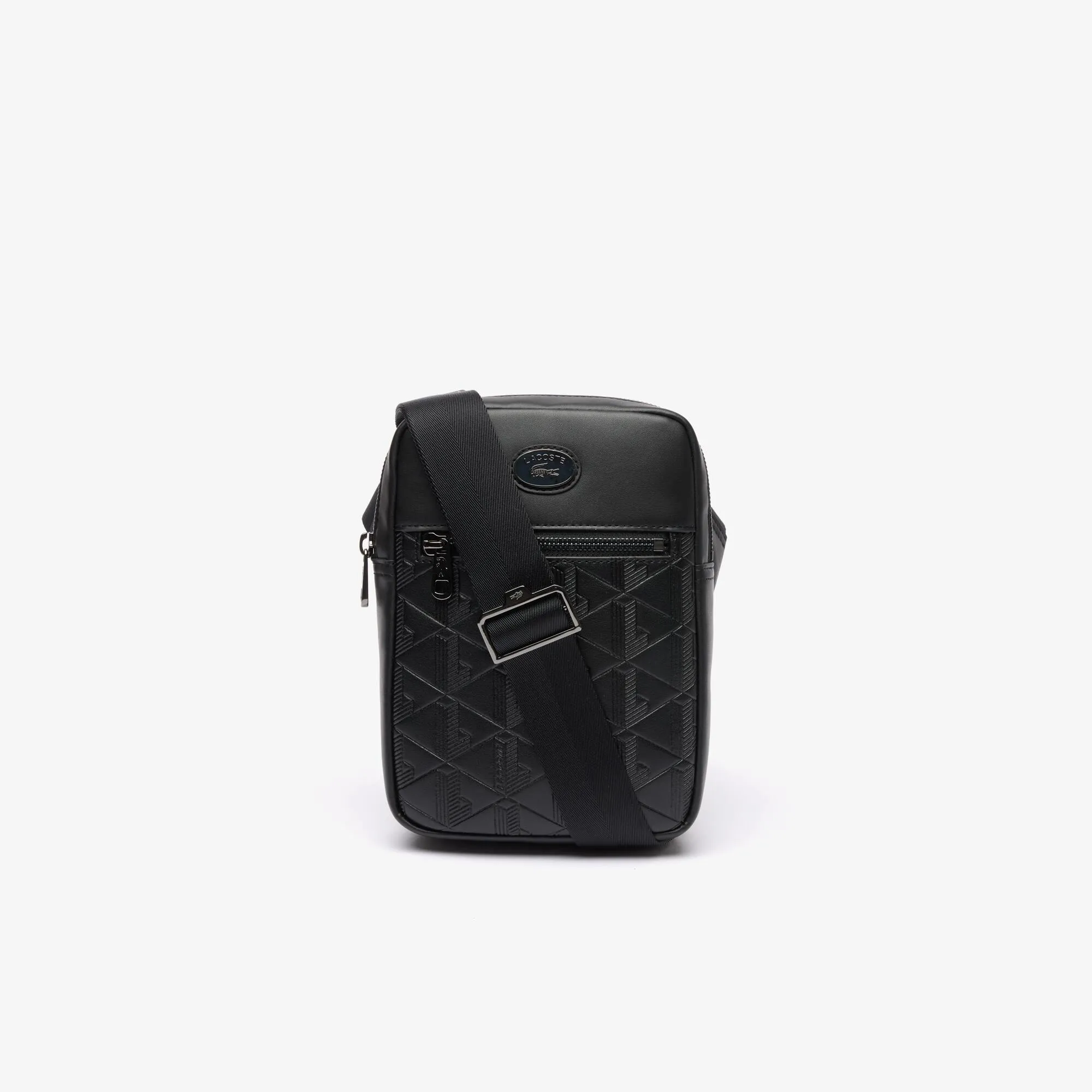 Lacoste Monogram Satchel - Black