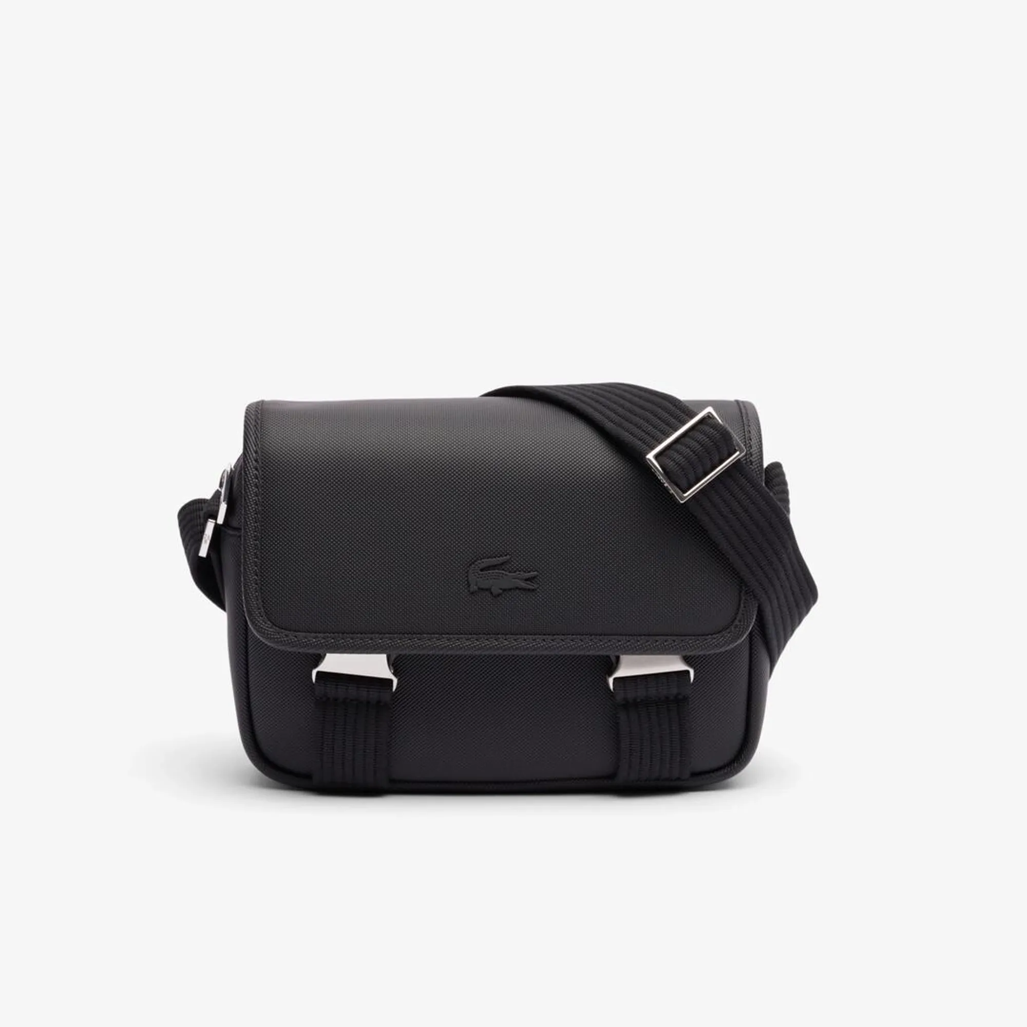 Lacoste Men's Classic Messenger Bag - Black