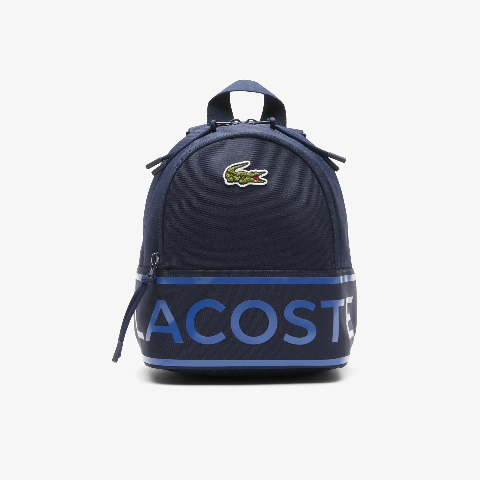 Unisex Lacoste Printed Backpack - Navy