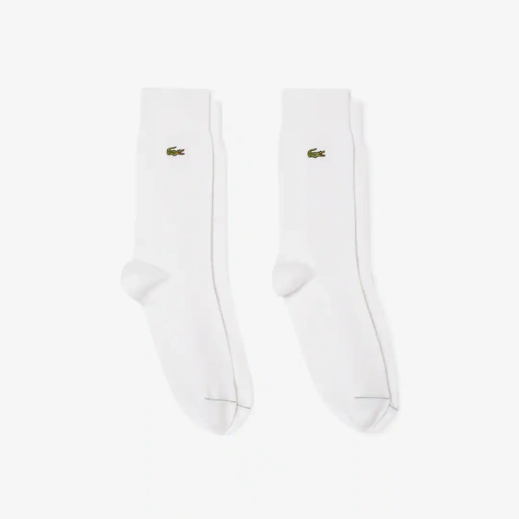 Lacoste 2-Pack Long Socks - White