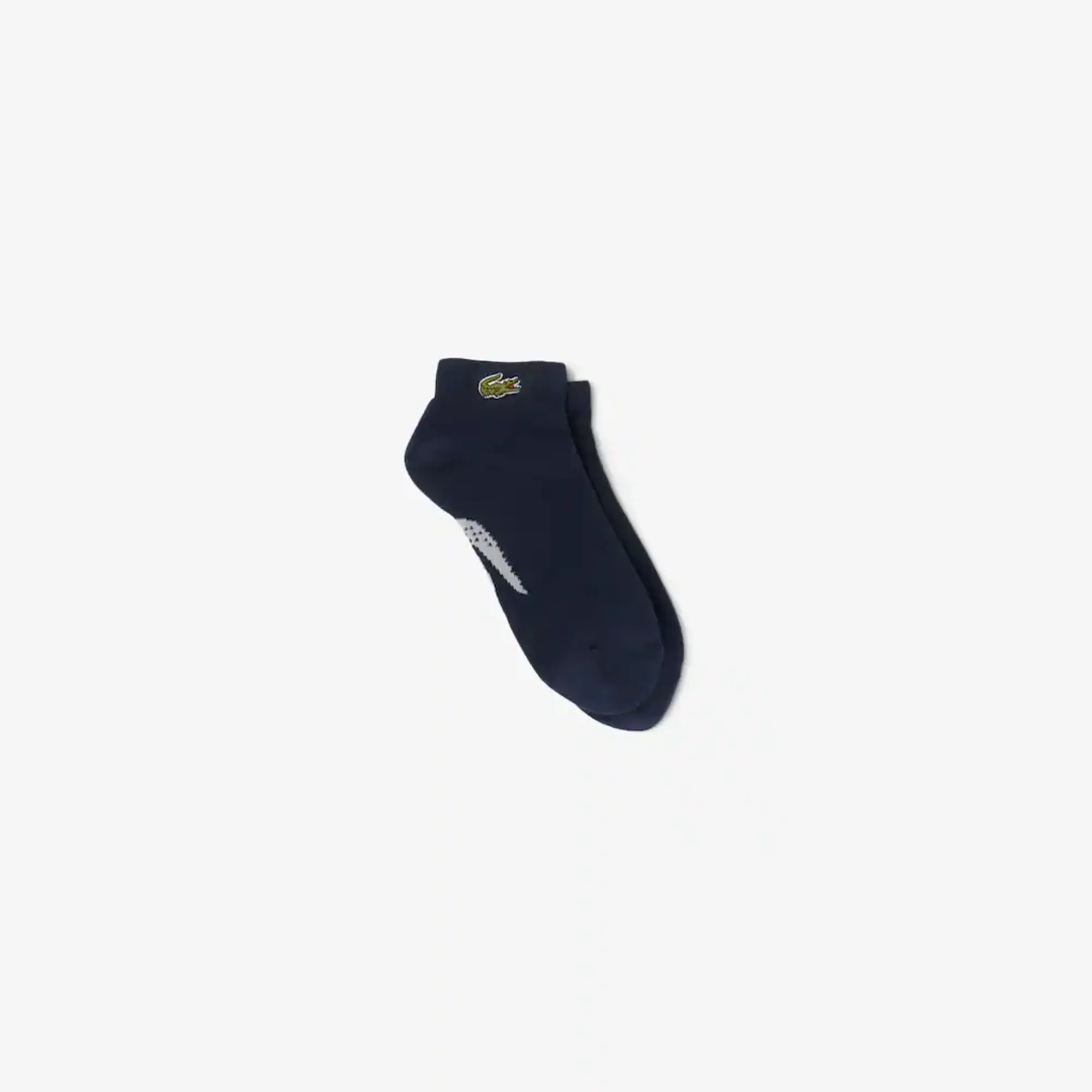 Lacoste Short Cotton Sport Socks - Navy Blue / Grey Chine