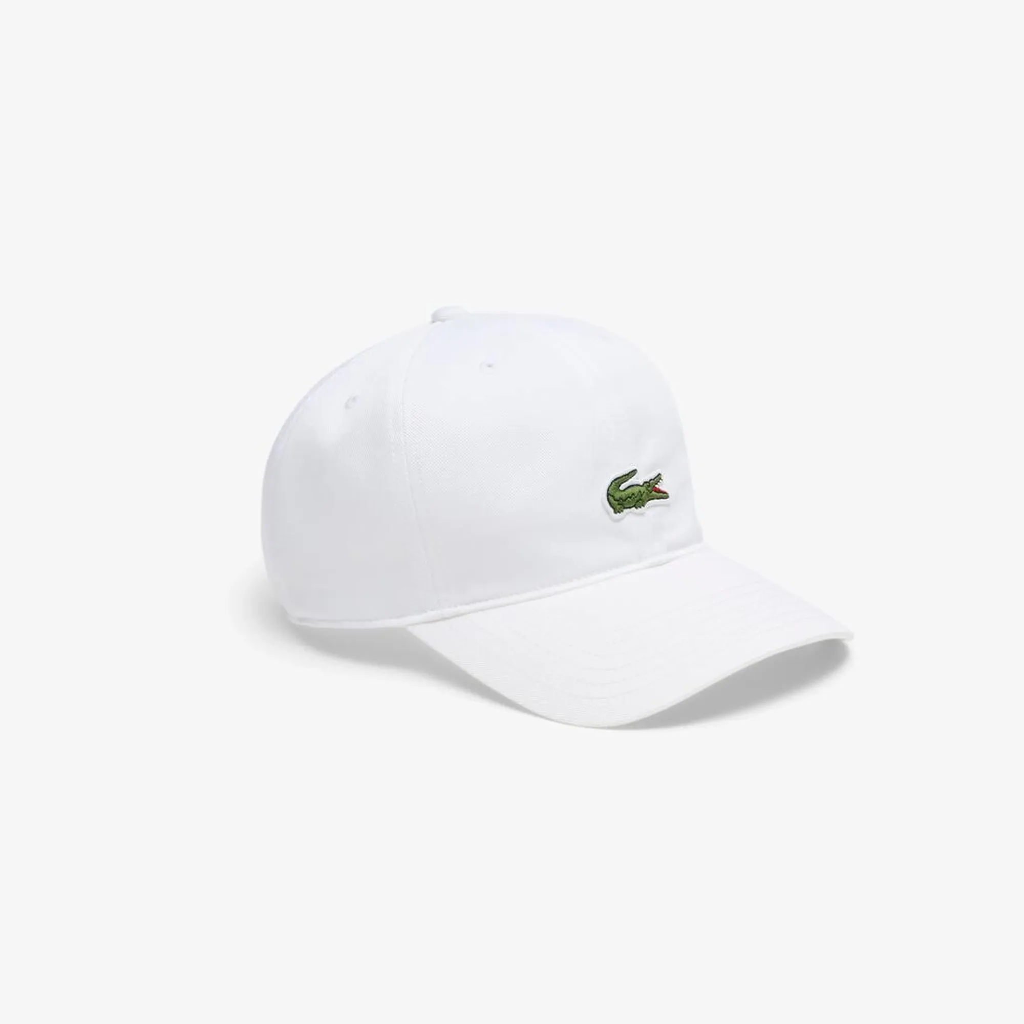 Lacoste Cotton Twill Cap - White
