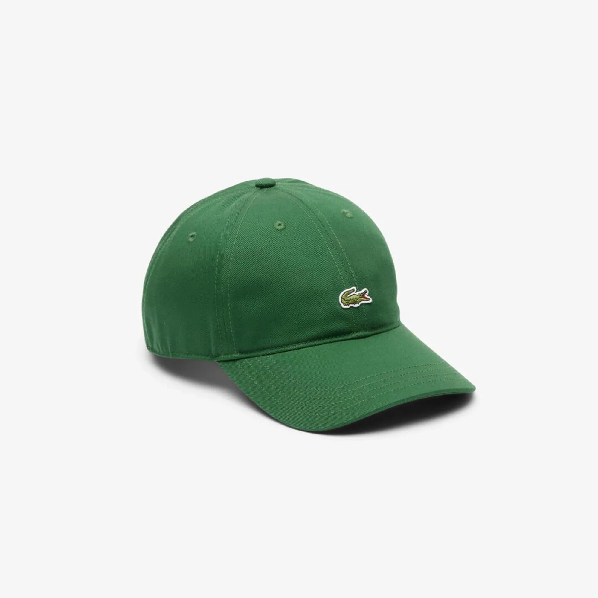 Lacoste Cotton Twill Cap - Pine Green
