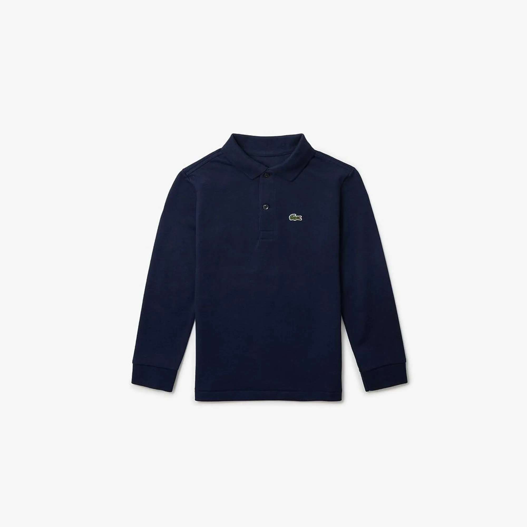 Lacoste Long Sleeve Petit Piqué Polo Shirt - Midnight Blue
