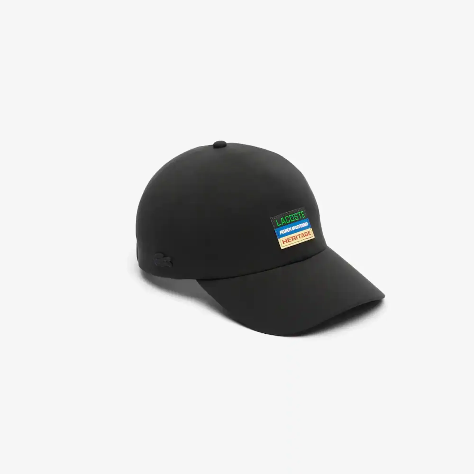Lacoste Water-Repellent Badge Cap - Noir