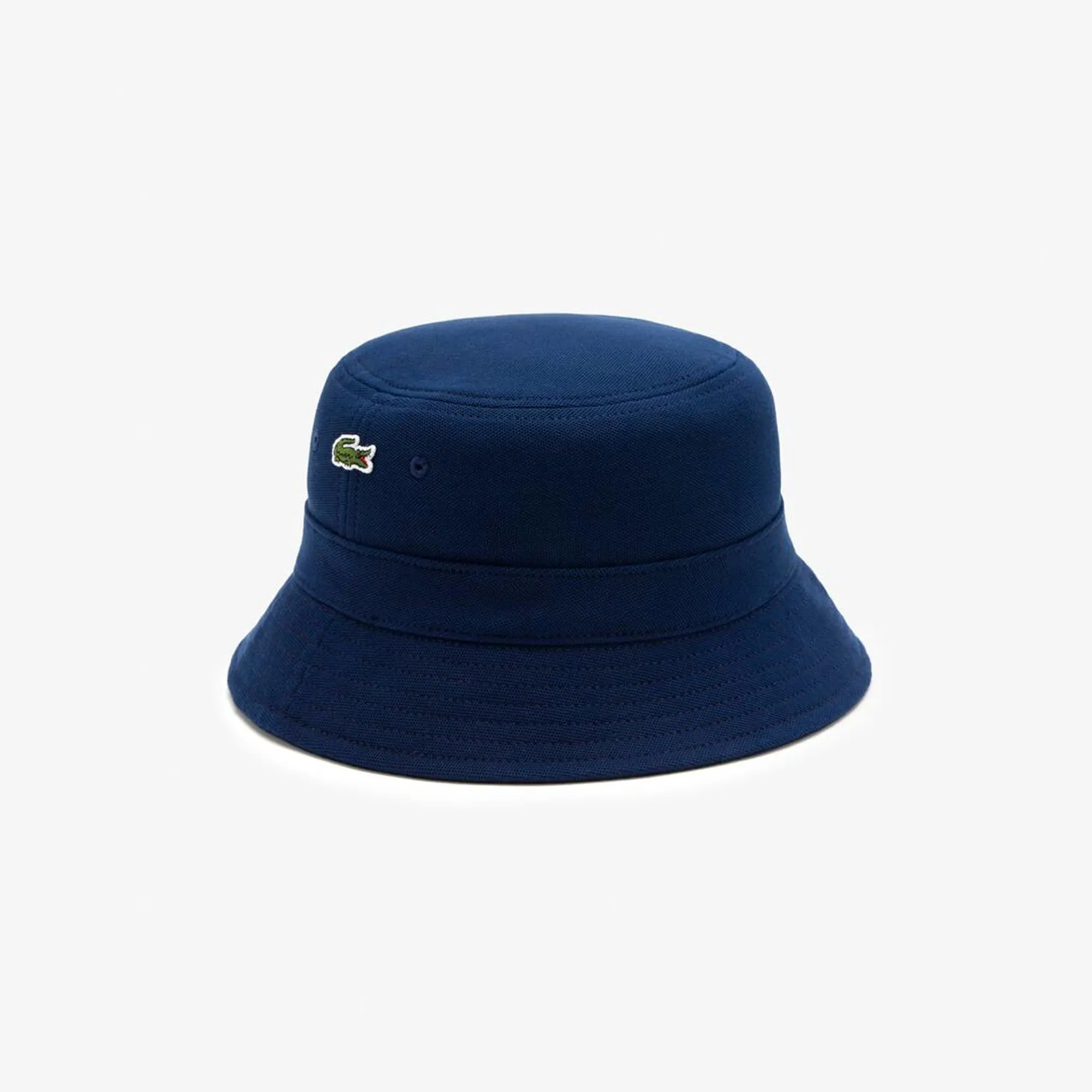 Lacoste Piqué Bucket Hat - Midnight Blue