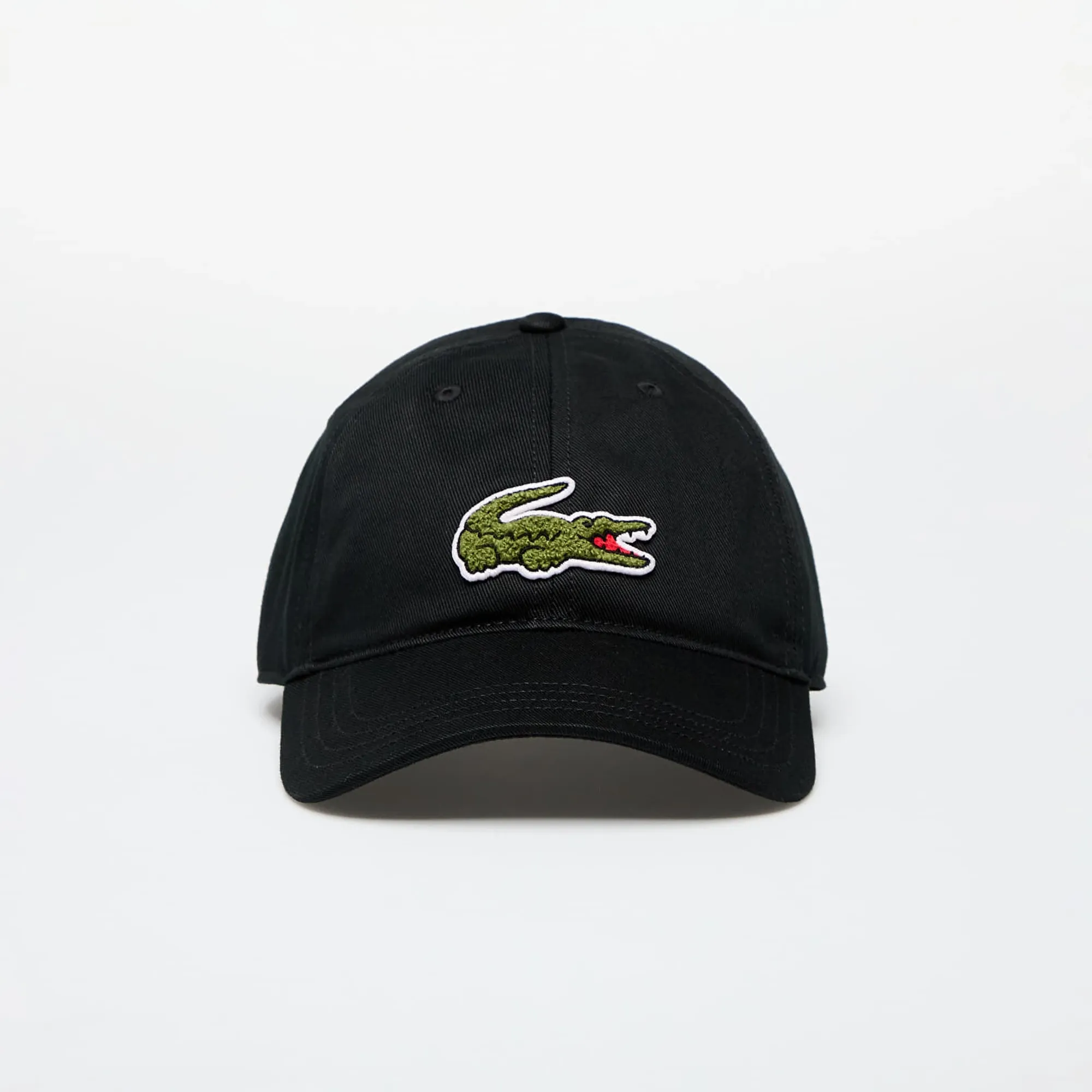 Lacoste Crocodile Badge Cotton Twill Cap - Noir