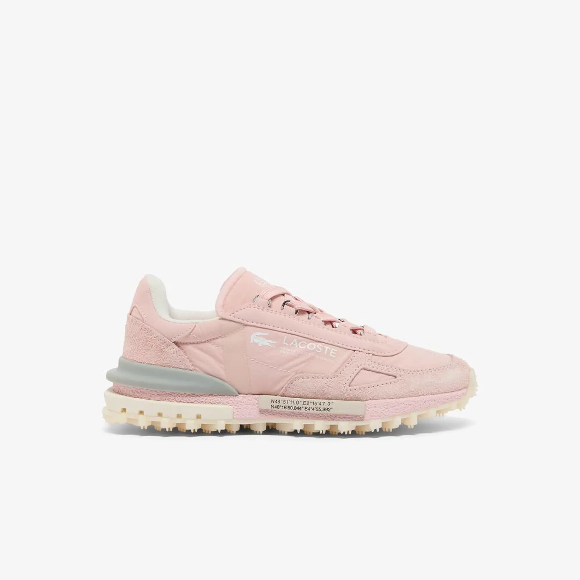 Lacoste Women's Elite Active Sneakers - Light Pink & Off White