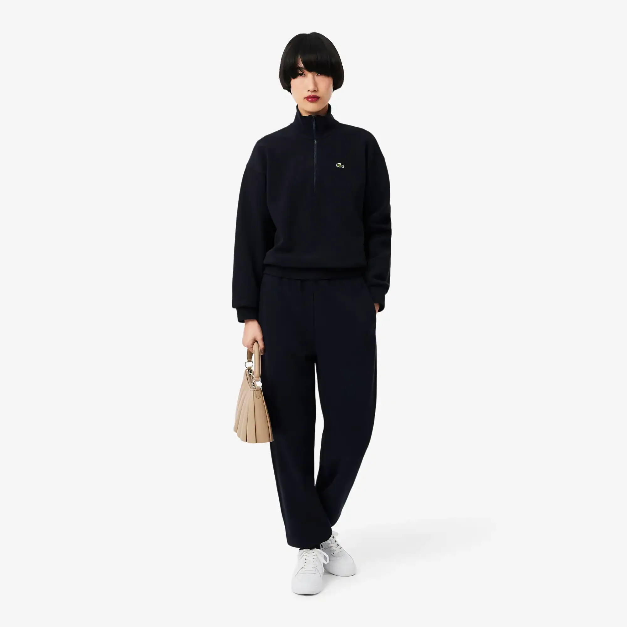 Lacoste Piqué Sweatpants - Navy Blue