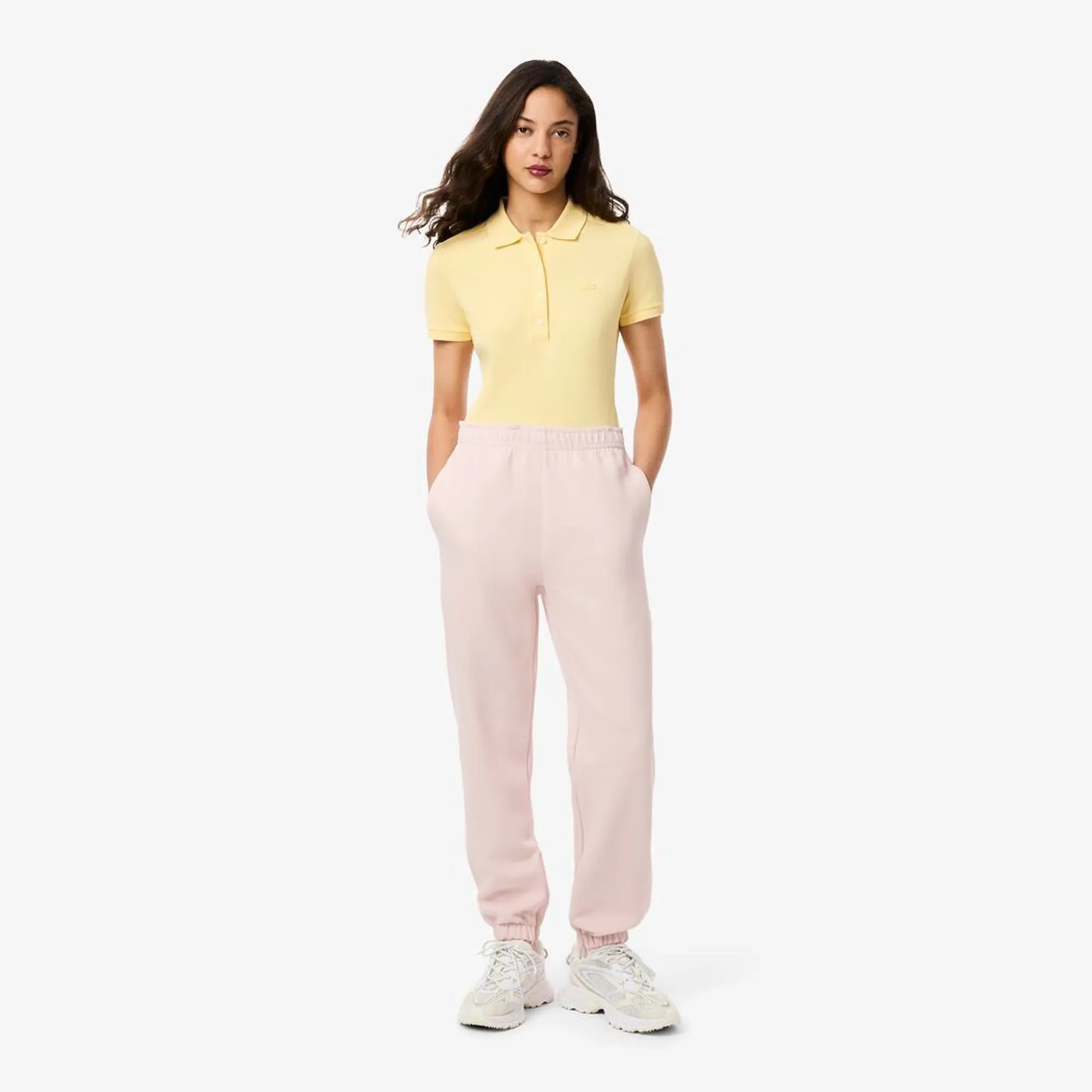 Lacoste Piqué Sweatpants - Light Pink