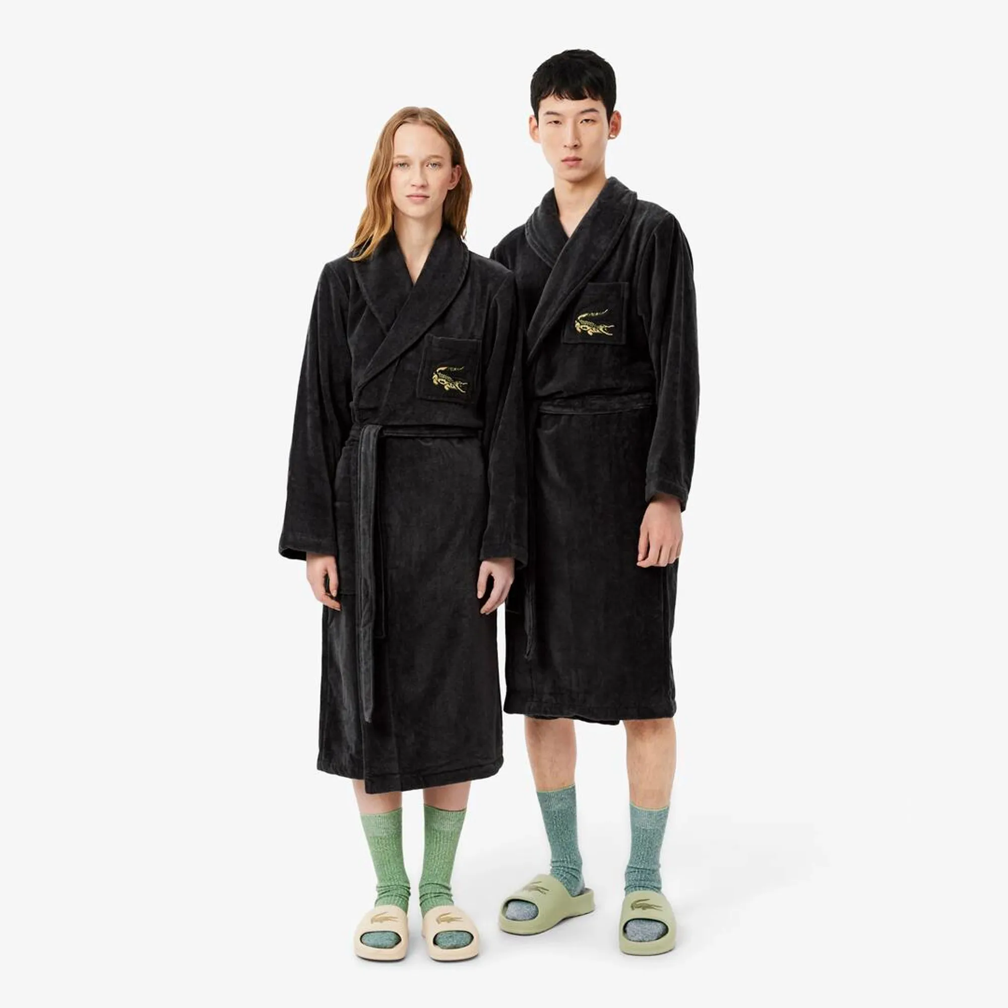 Lacoste L René Bathrobe - Grey