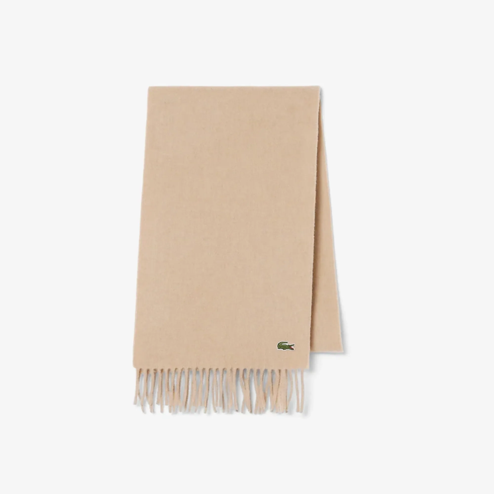 Lacoste Brushed Wool Scarf Gift Pack - Beige