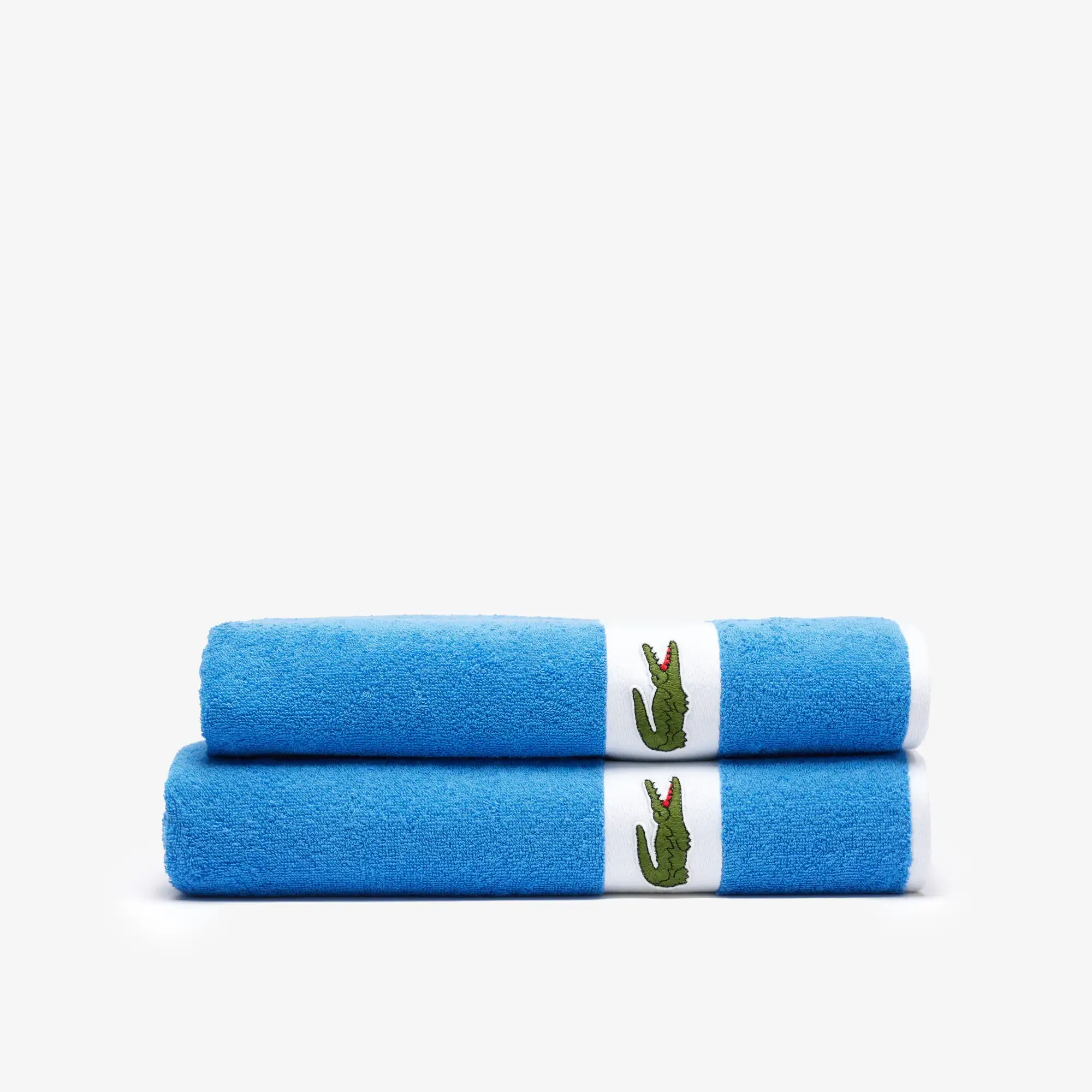 Lacoste L Casual Bath Towel - Blue
