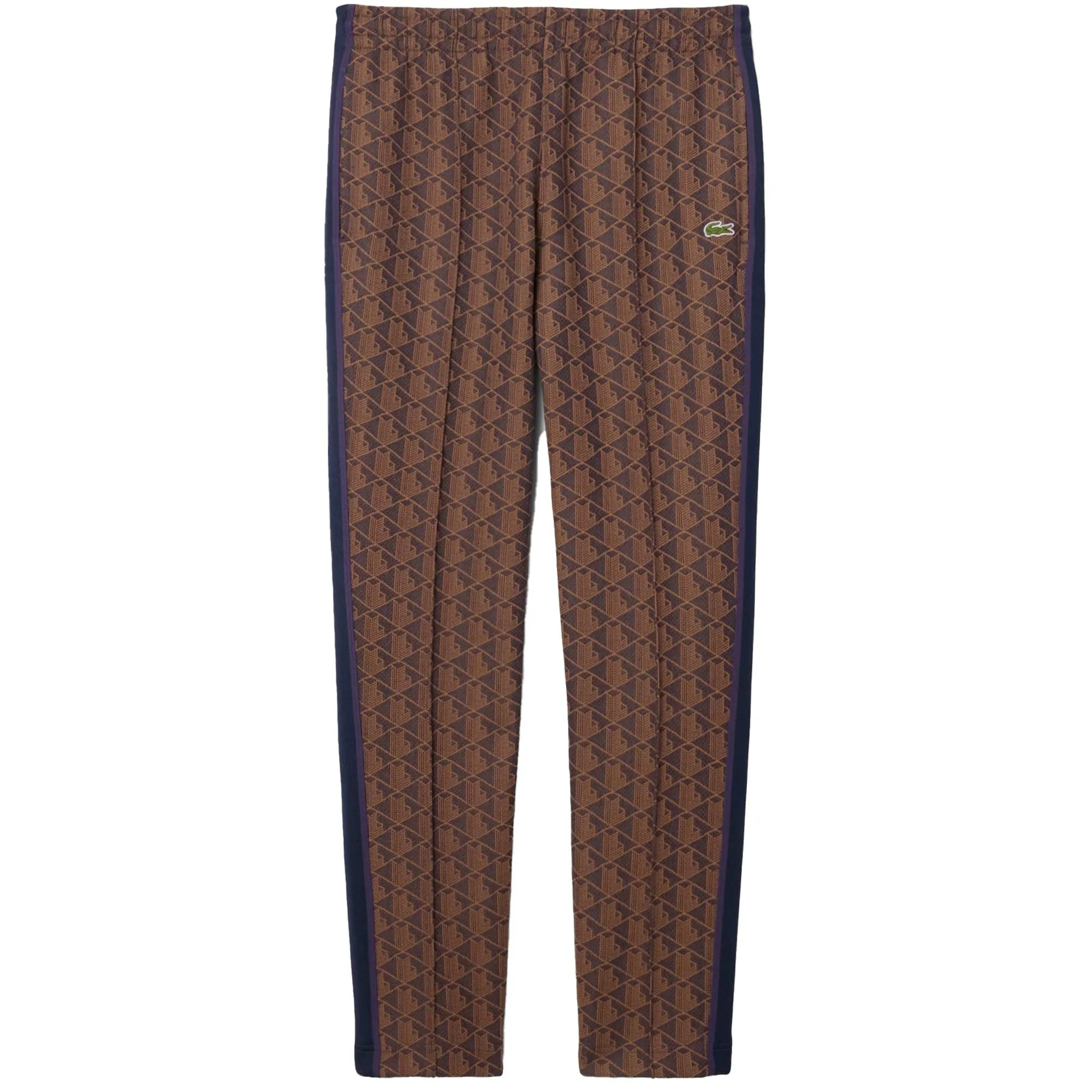 Lacoste Paris Monogram Sweatpants - Purple / Brown