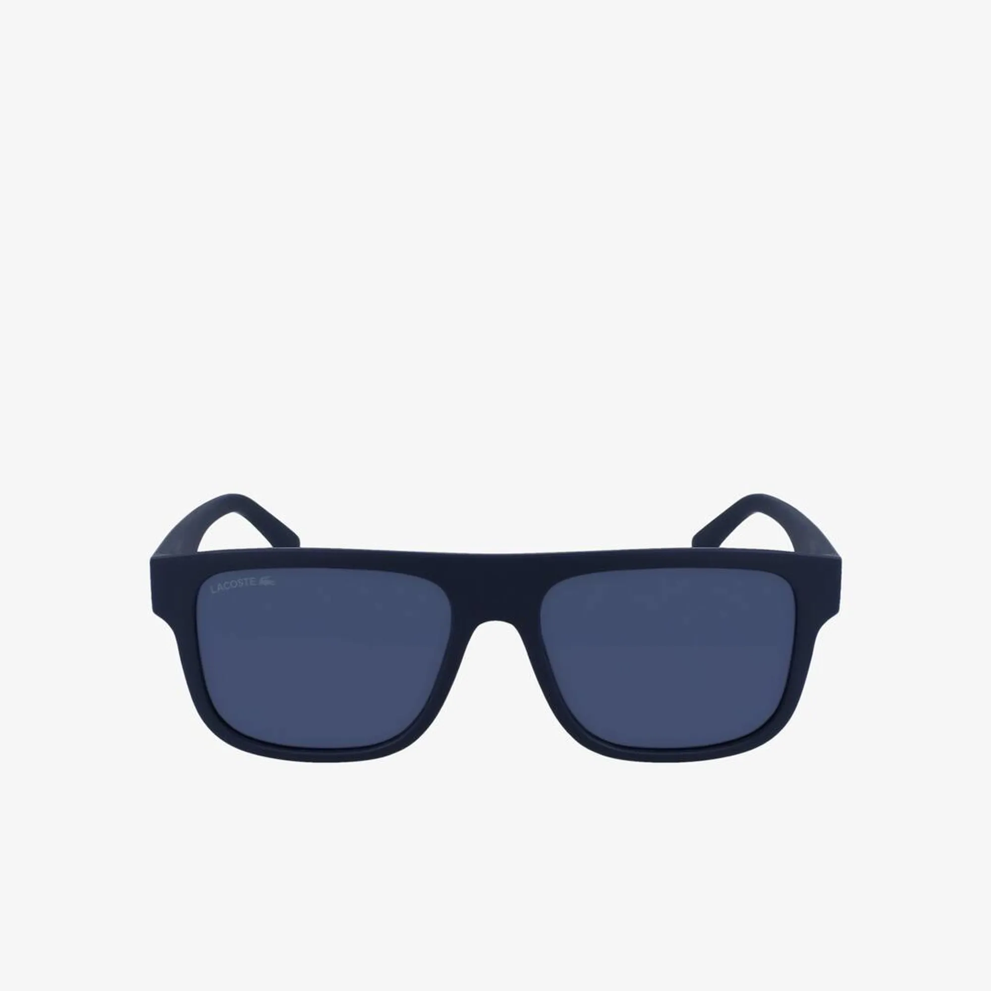 Lacoste L.12.12 Rectangle Glasses - Matte Blue