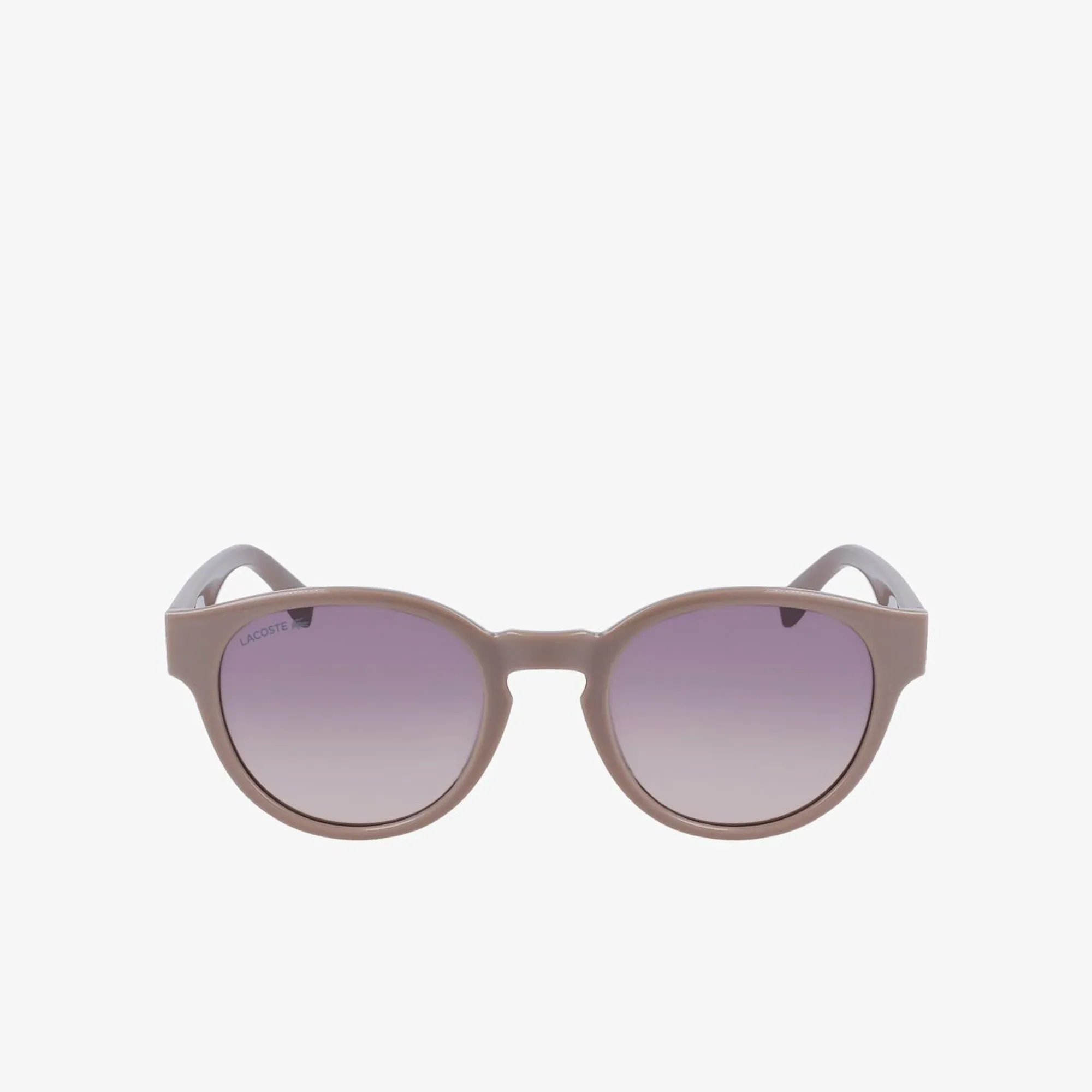Lacoste L.12.12 Round Glasses - Transparent Light Grey