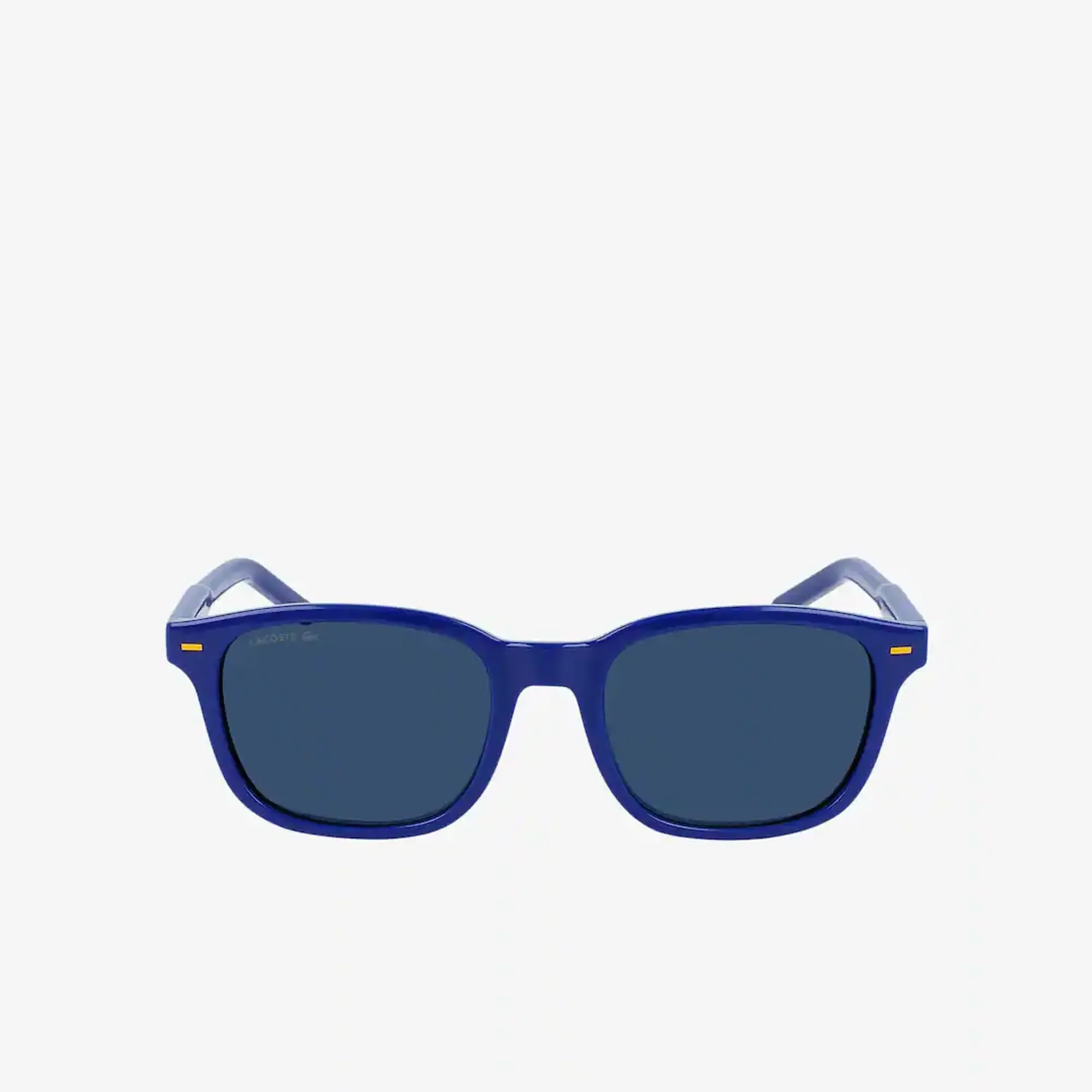 Lacoste Rubber Line Rectangle Glasses - Matte Electric Blue