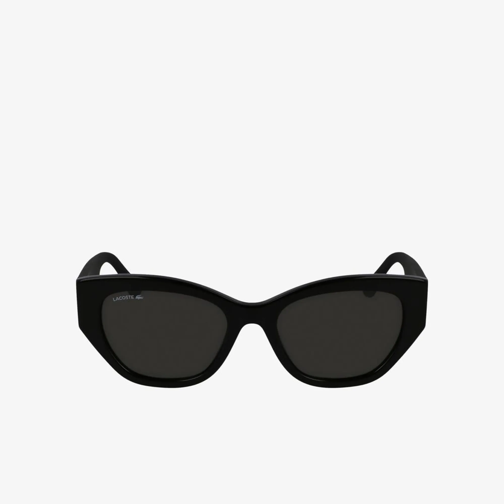 Lacoste Monogram Acetate Rectangle Glasses - Matte Blue