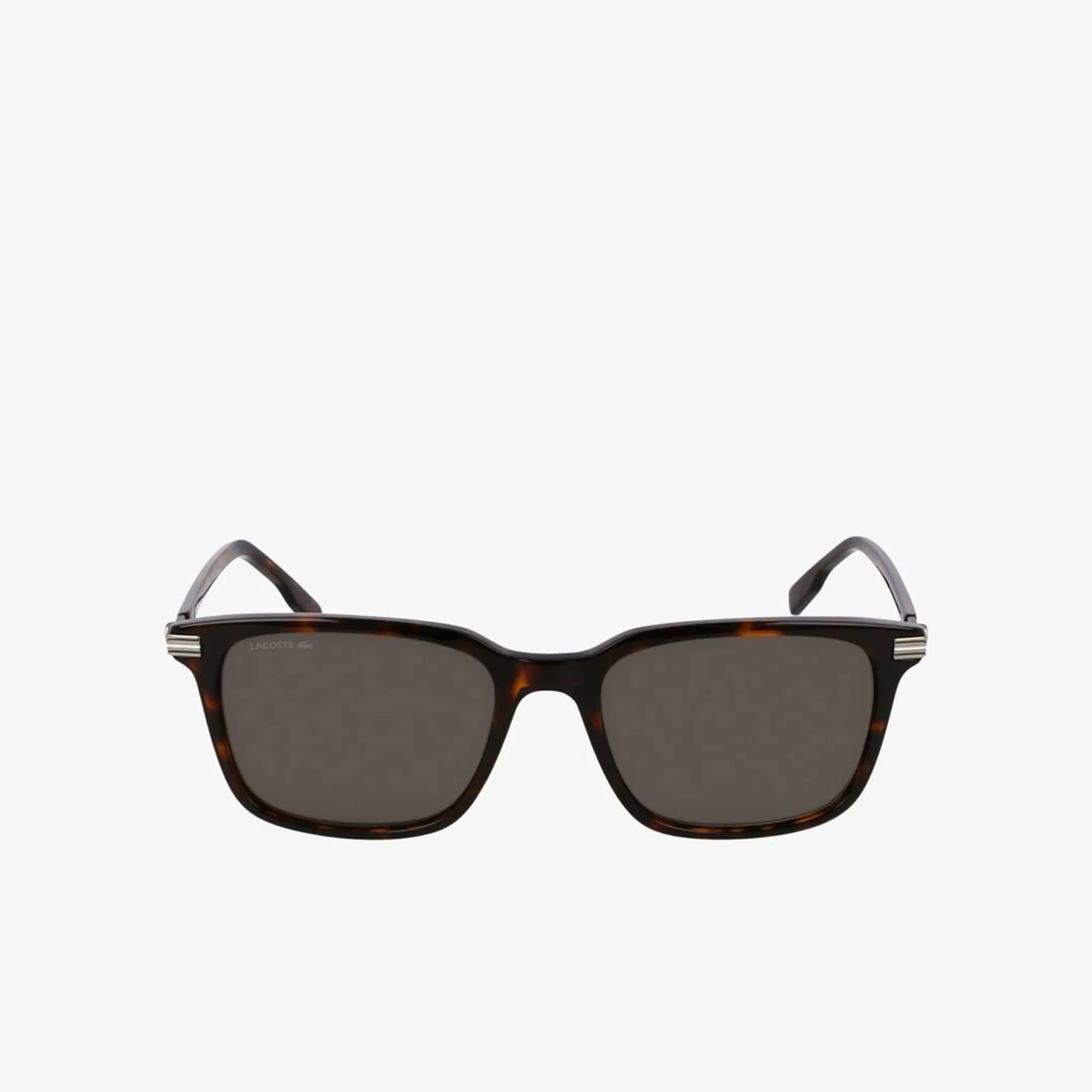 Lacoste New Heritage Rectangle Acetate Glasses - Matte Havana