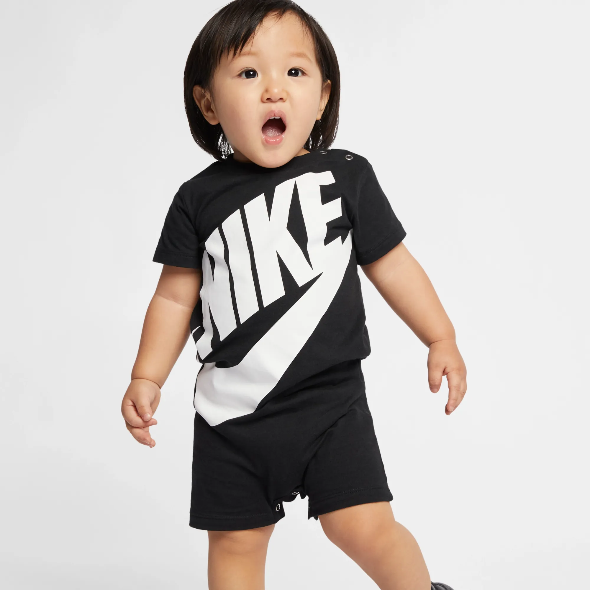 Nike Baby (12–24M) Romper - Black