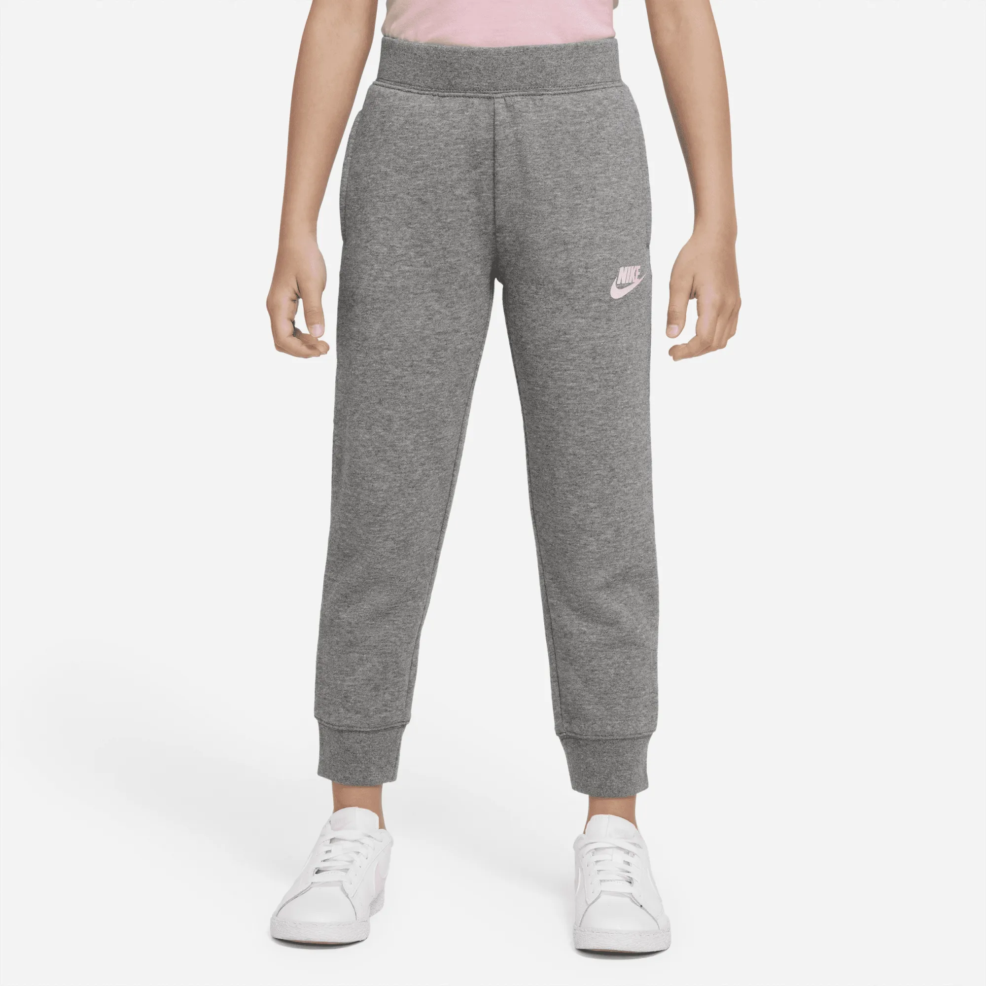 Nike Club Fleece Younger Kids' Trousers - Grey - Fleece
