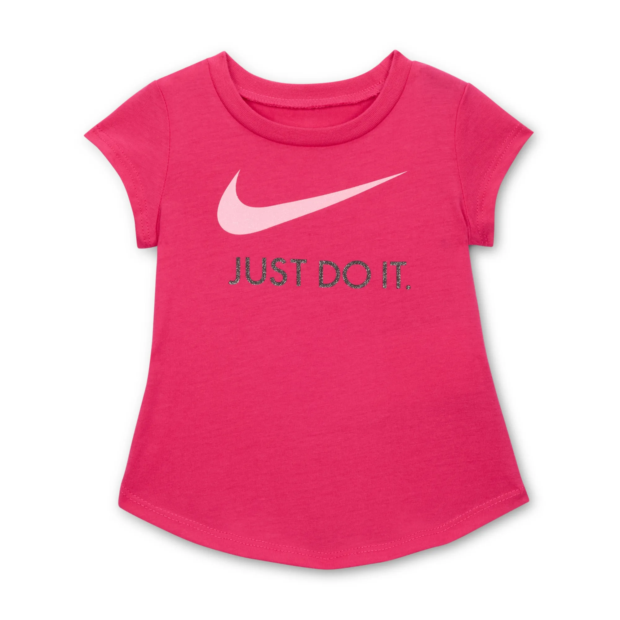 Nike Baby (12-24M) Swoosh "Just Do It" T-Shirt - Pink
