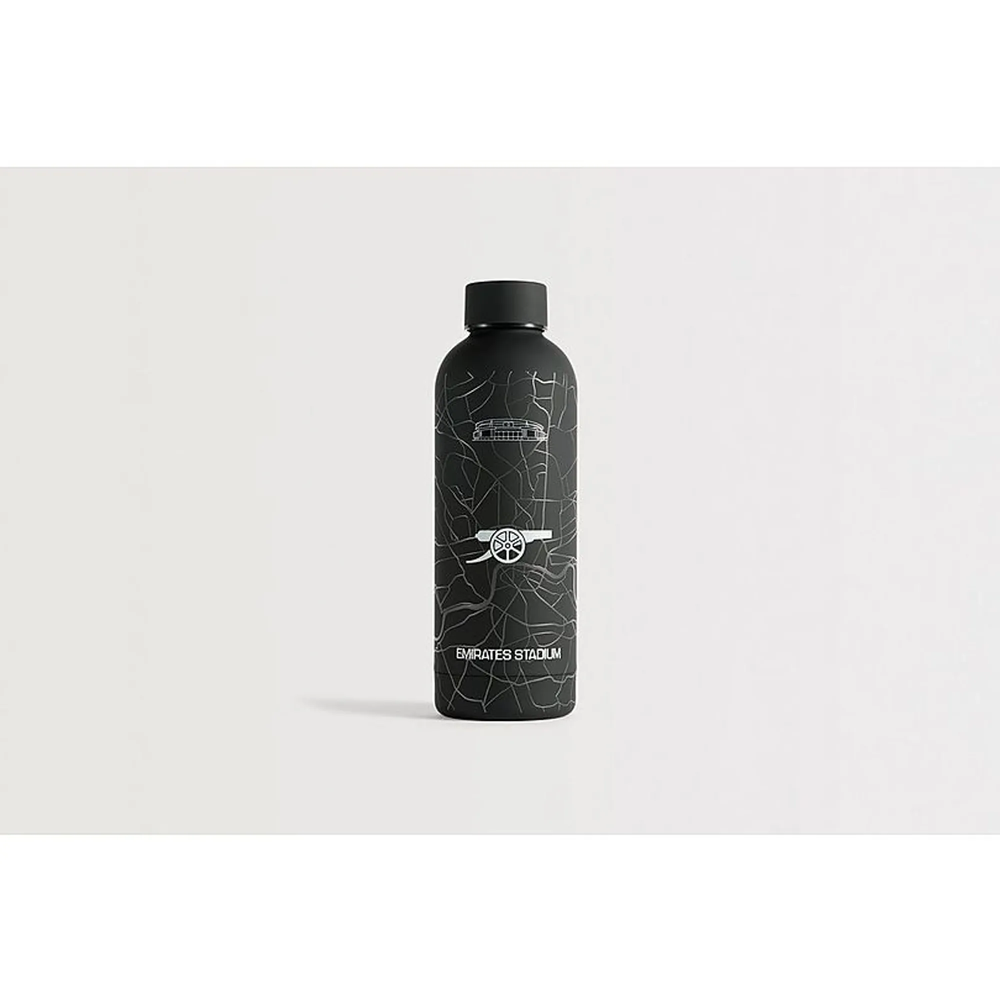 Arsenal Emirates Stadium Water Bottle, Black