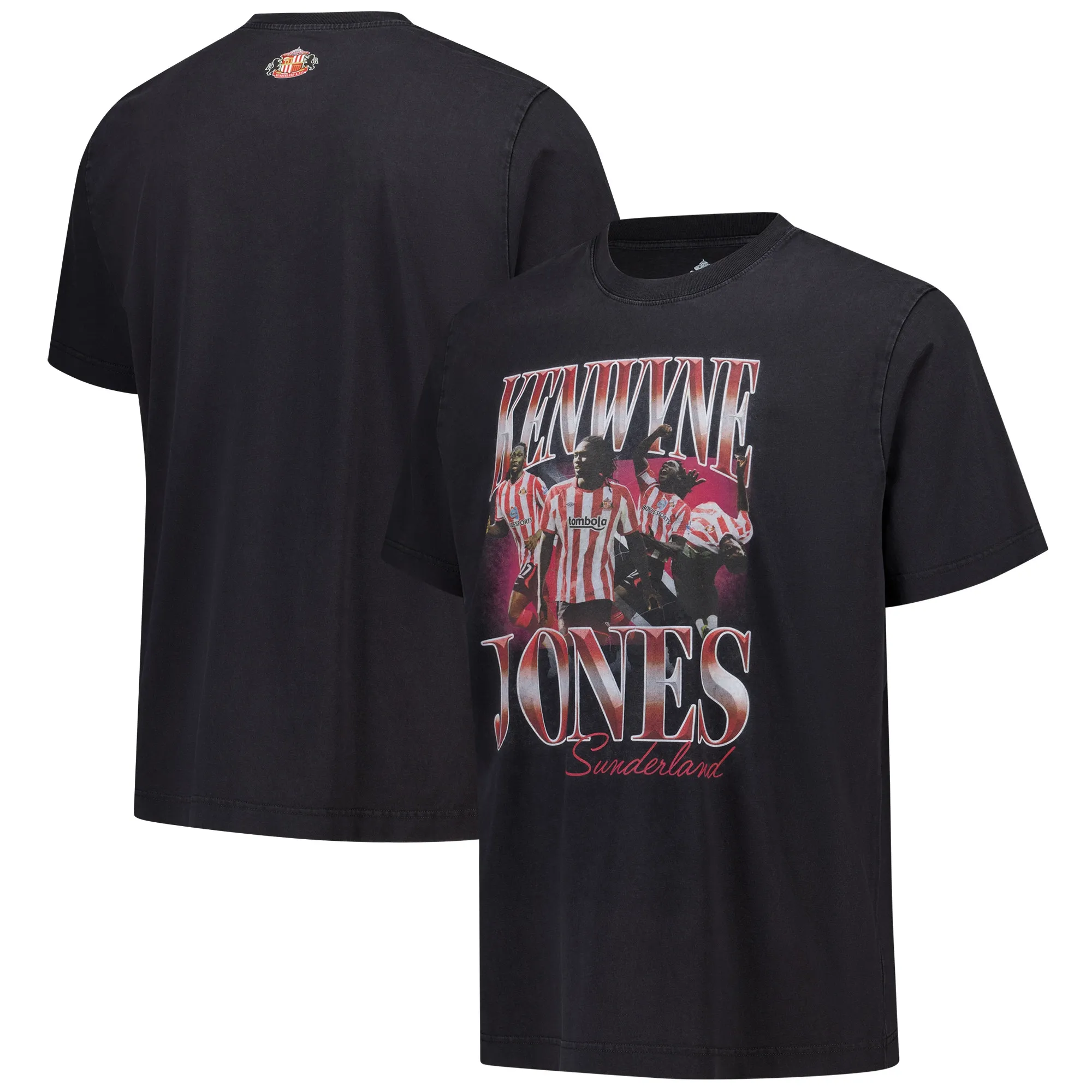 Sunderland Kenwyne Jones T-Shirt - Black - Mens