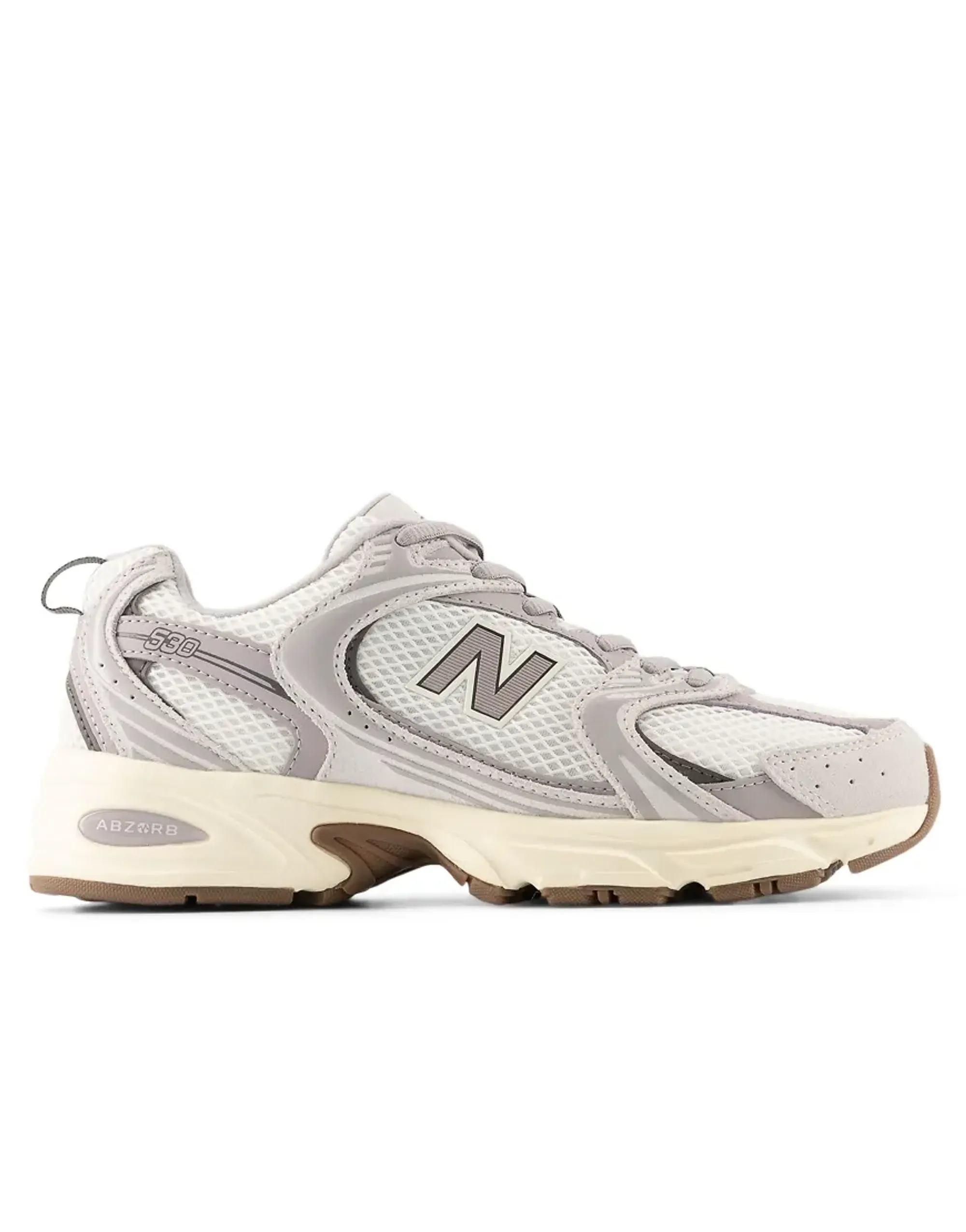 New Balance Unisex 530 in Grey Suede/Mesh