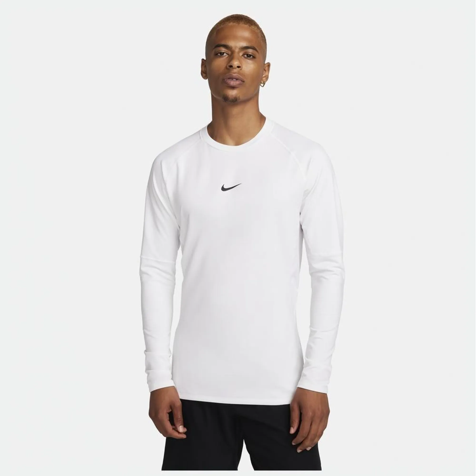 Nike Pro Warm Crew - ['White']