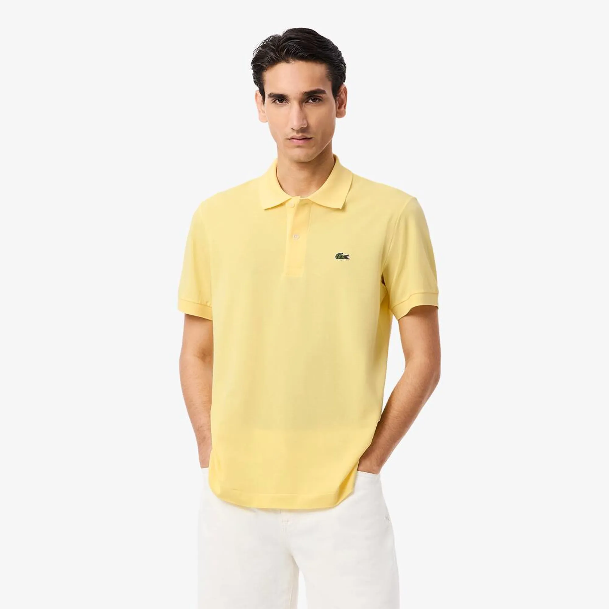 Lacoste Classic Fit L.12.12 LIGHT Polo Shirt - Pastel Yellow