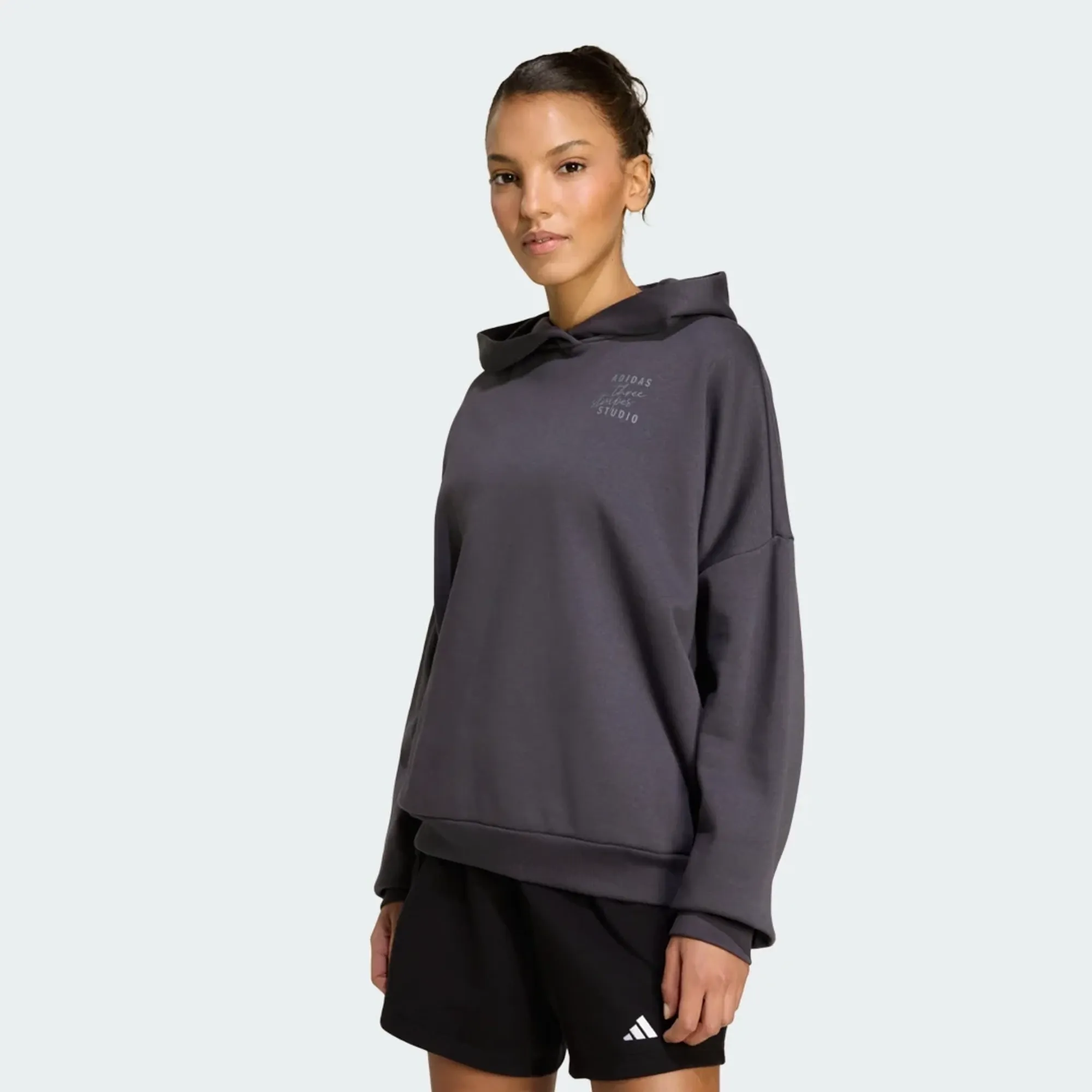 adidas 3 Stripes Studio Hoodie