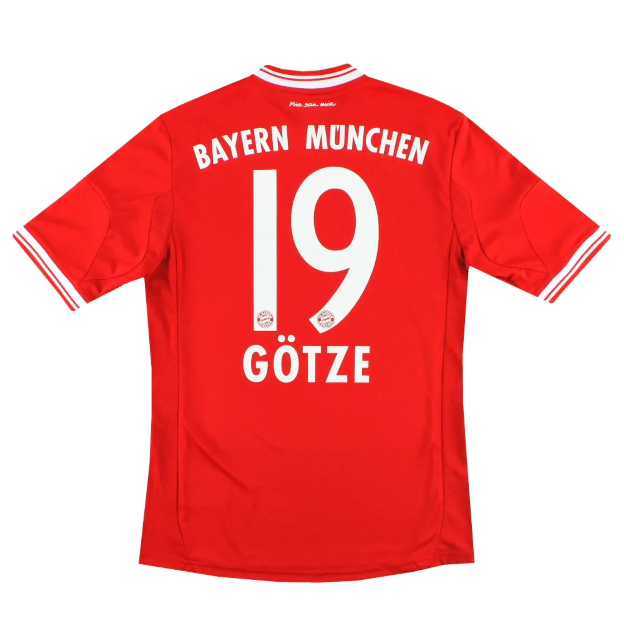 2013-14 Bayern Munich adidas Home Shirt Gotze #19 S - Bayern Munich / Excellent 