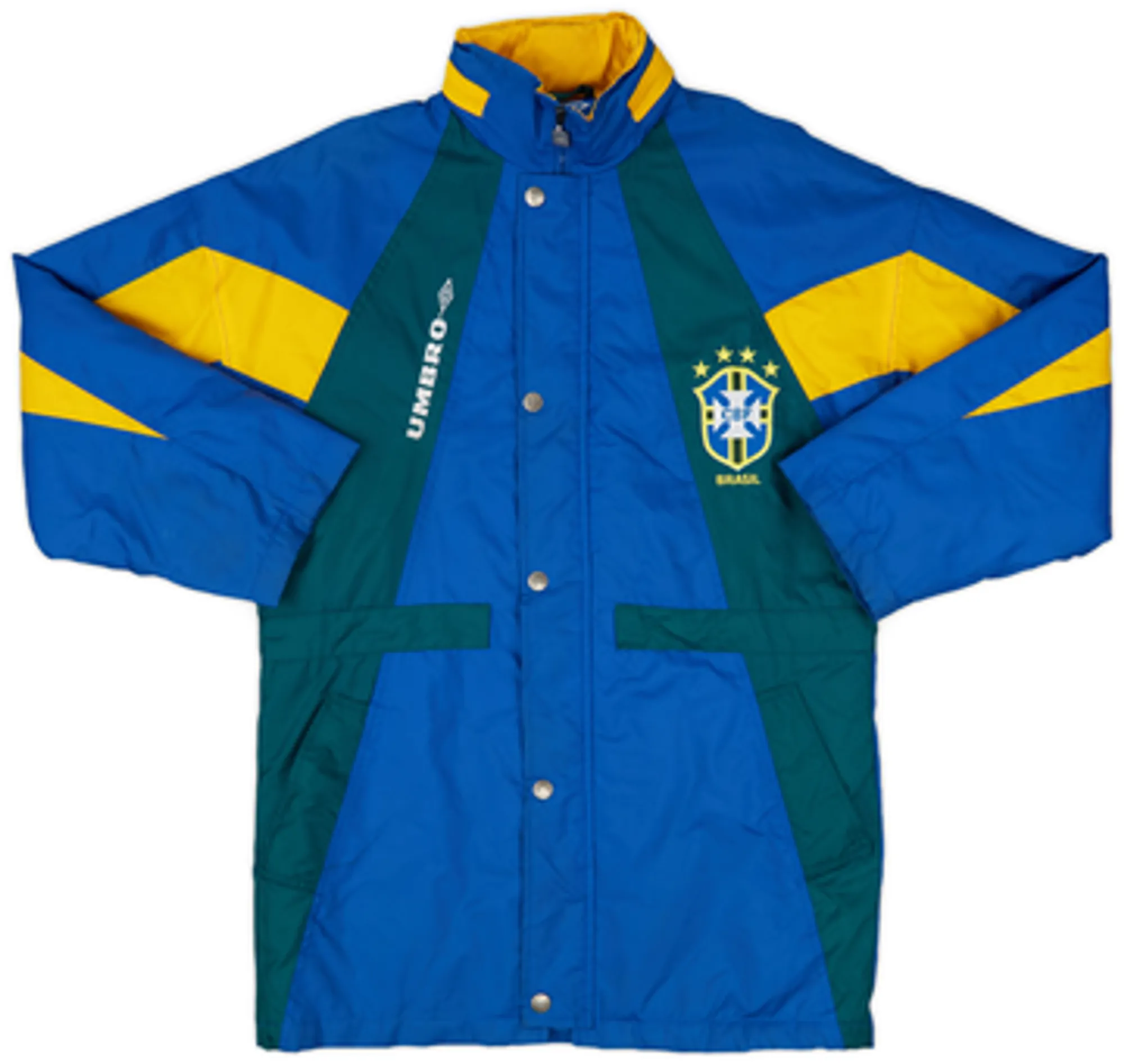 1994-96 Brazil Umbro Bench Coat - 8/10 - (M)