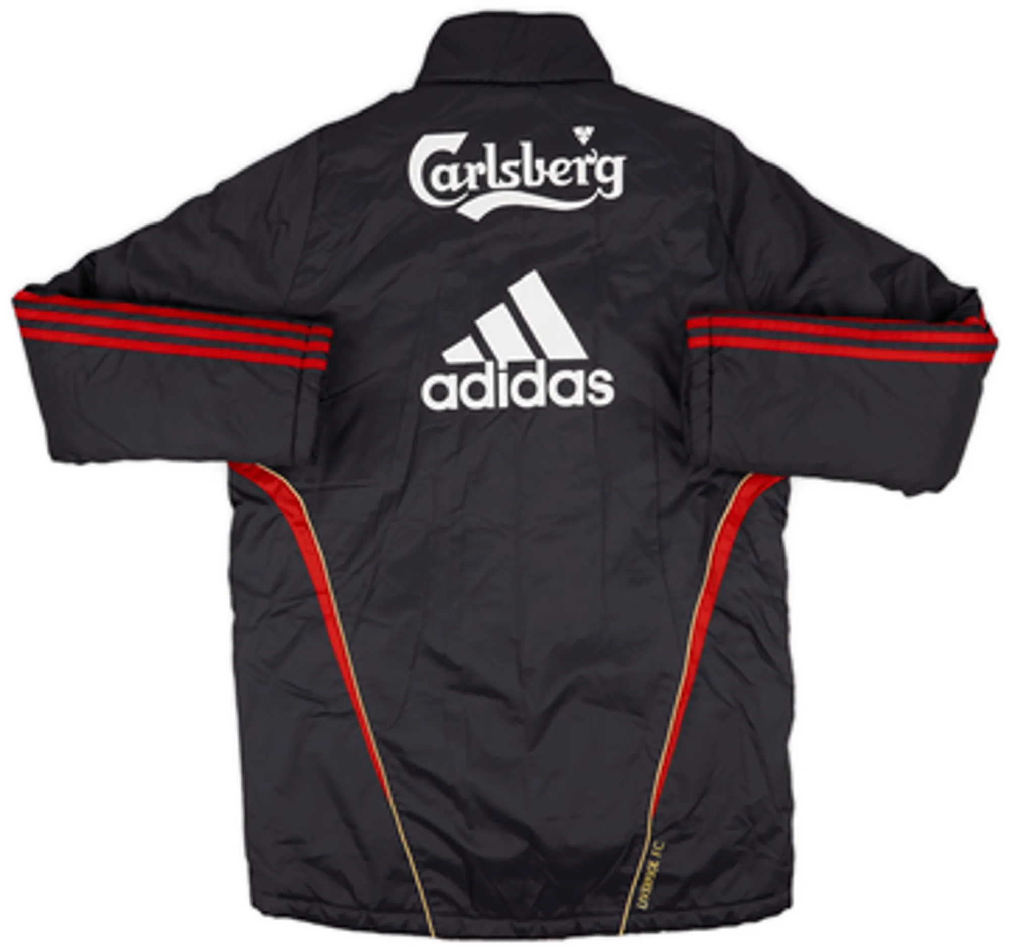 2009-10 Liverpool adidas Padded Bench Coat - 7/10 - (L/XL)