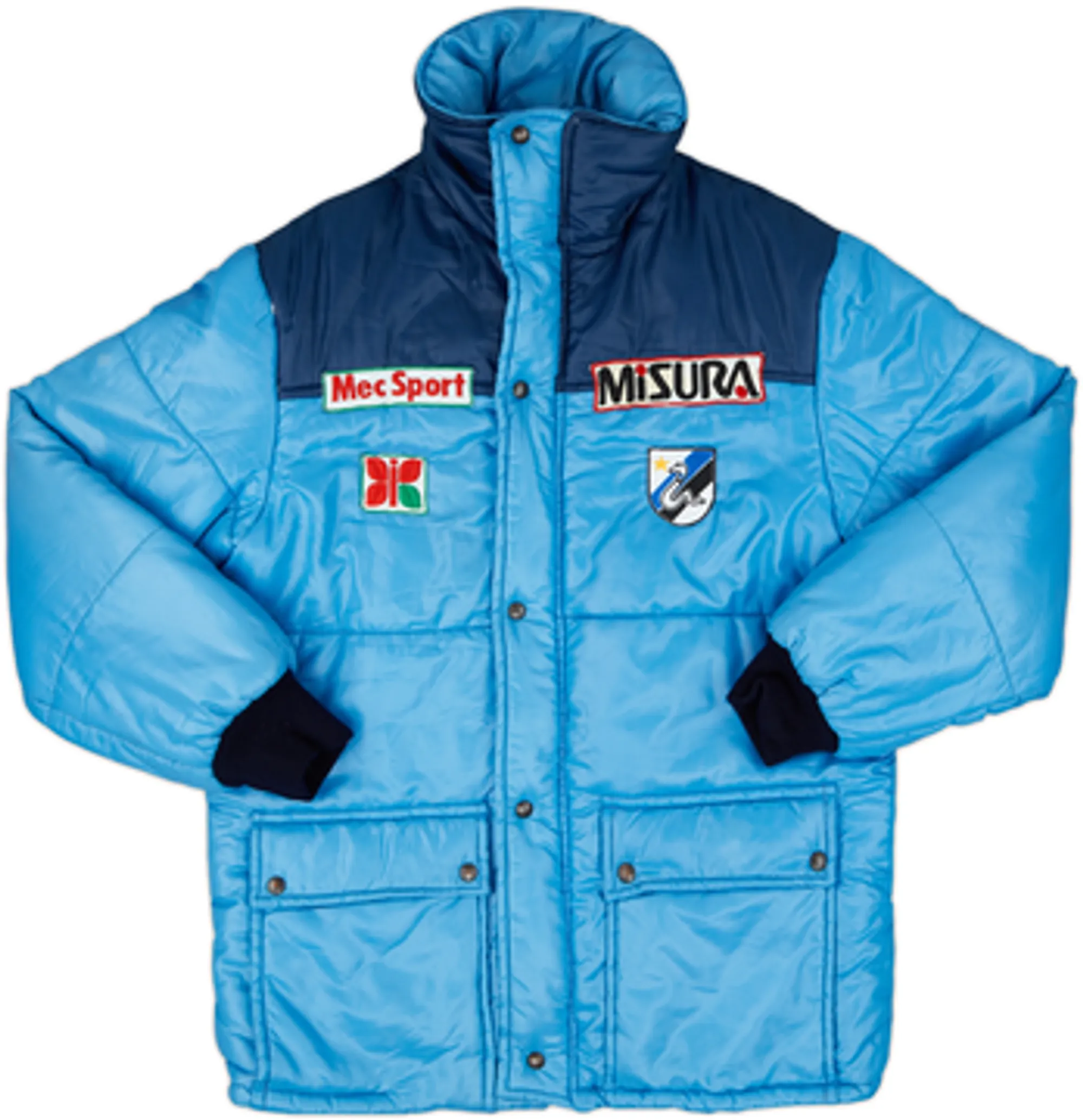 1983-85 Inter Milan Mecsport Hooded Padded Bench Coat - 8/10 - (M)