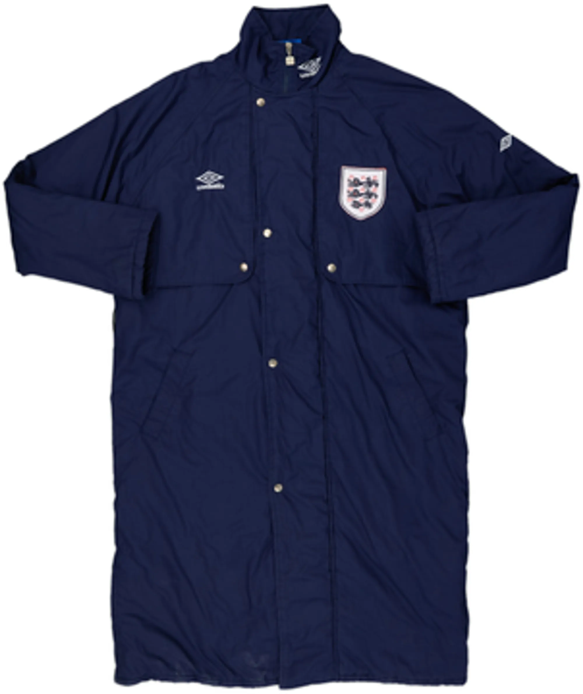 1994-96 England Umbro Padded Bench Coat - 8/10 - (L)