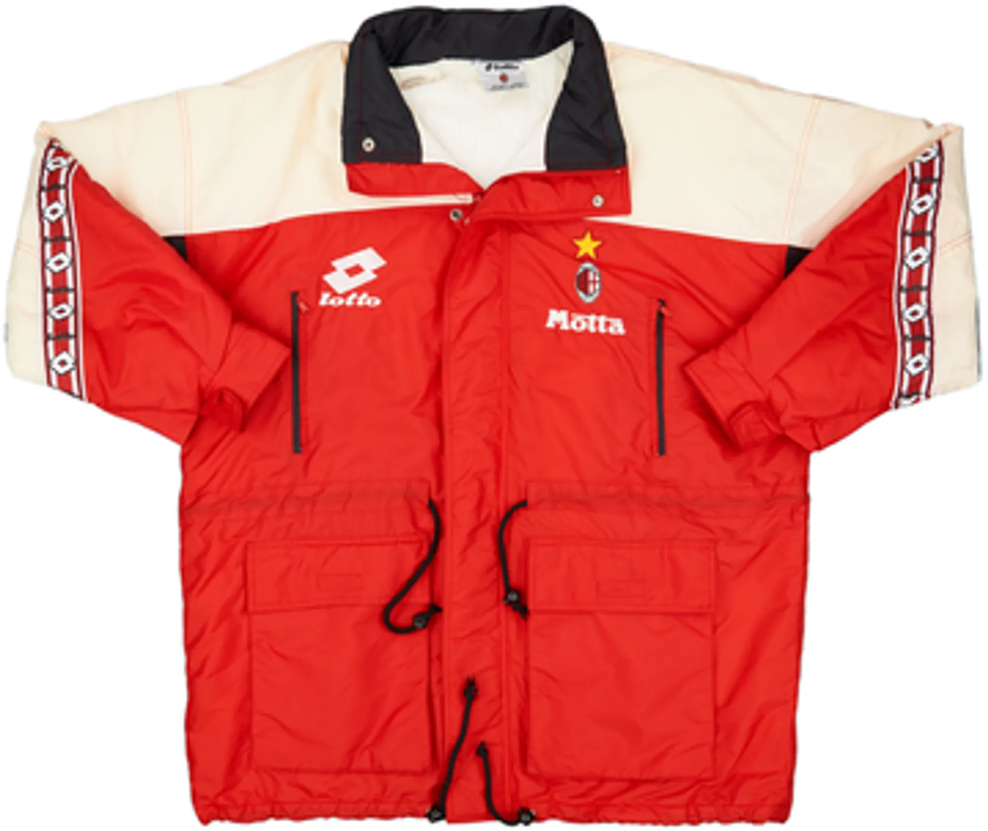1994-95 AC Milan Lotto Padded Bench Coat - 8/10 - (L)